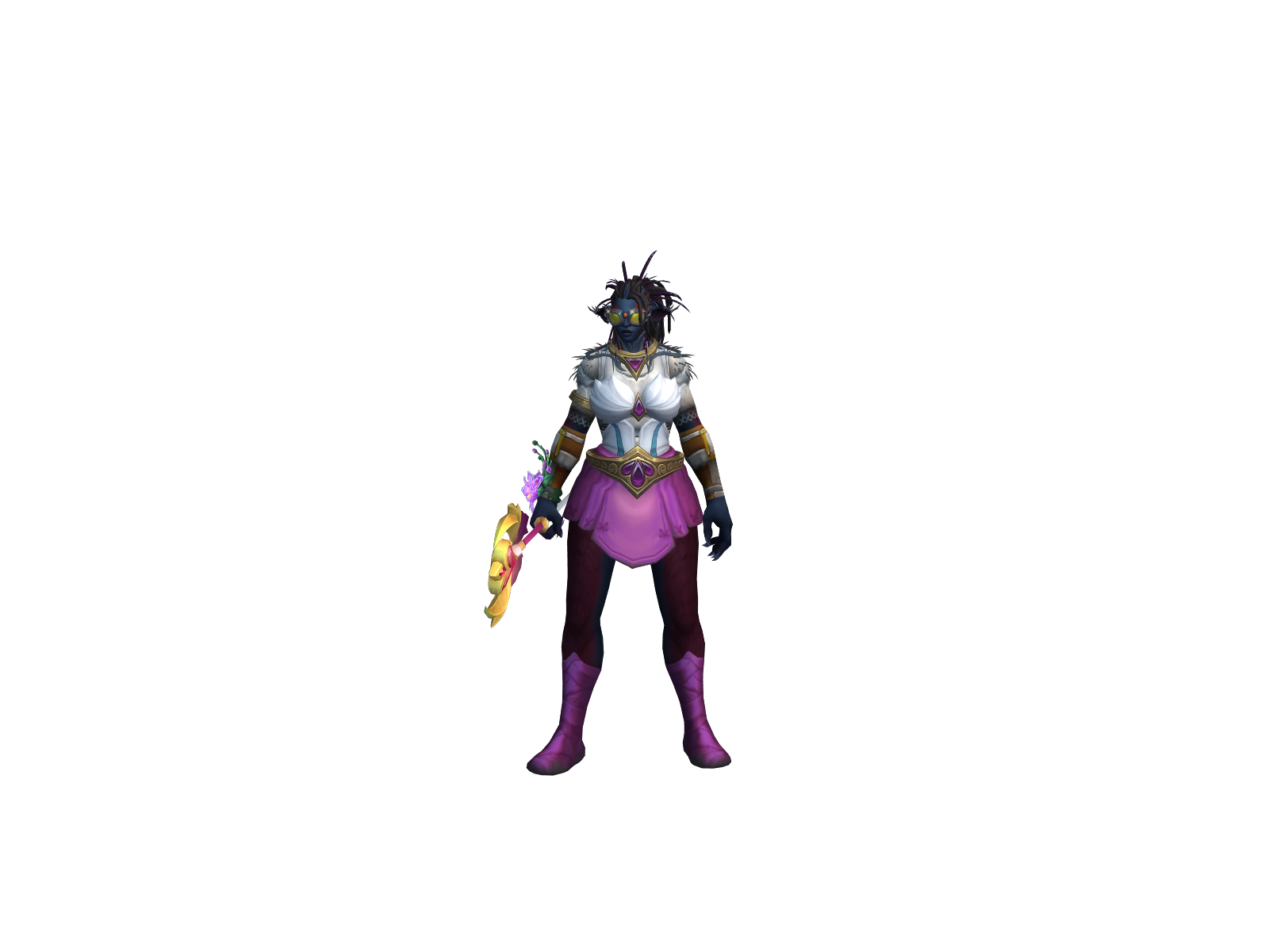 Callofuwu 3D character render