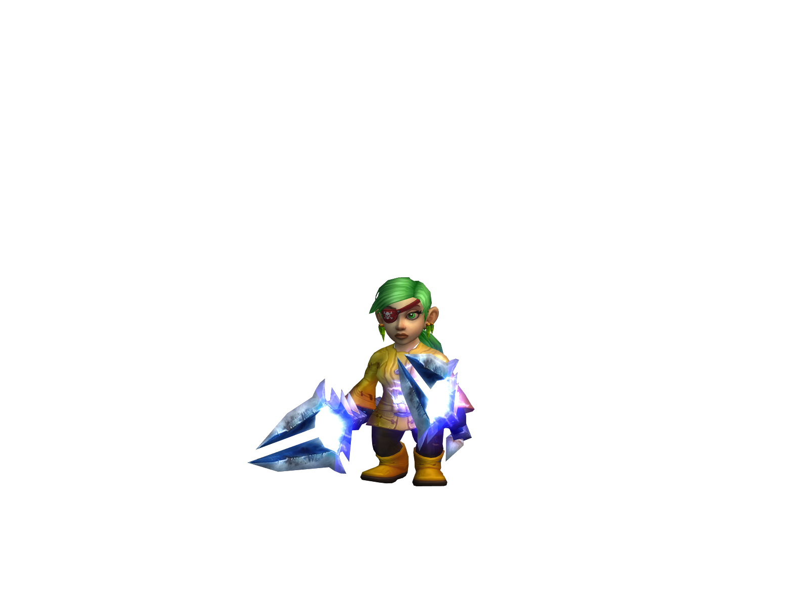 Babybunnyx 3D character render