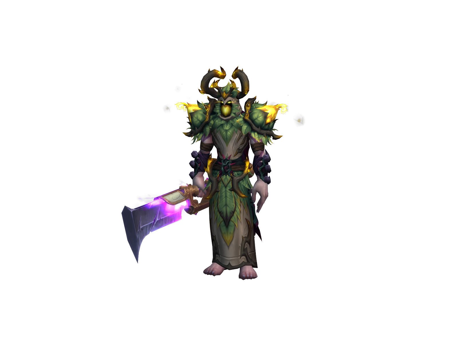 Leafe 3D character render