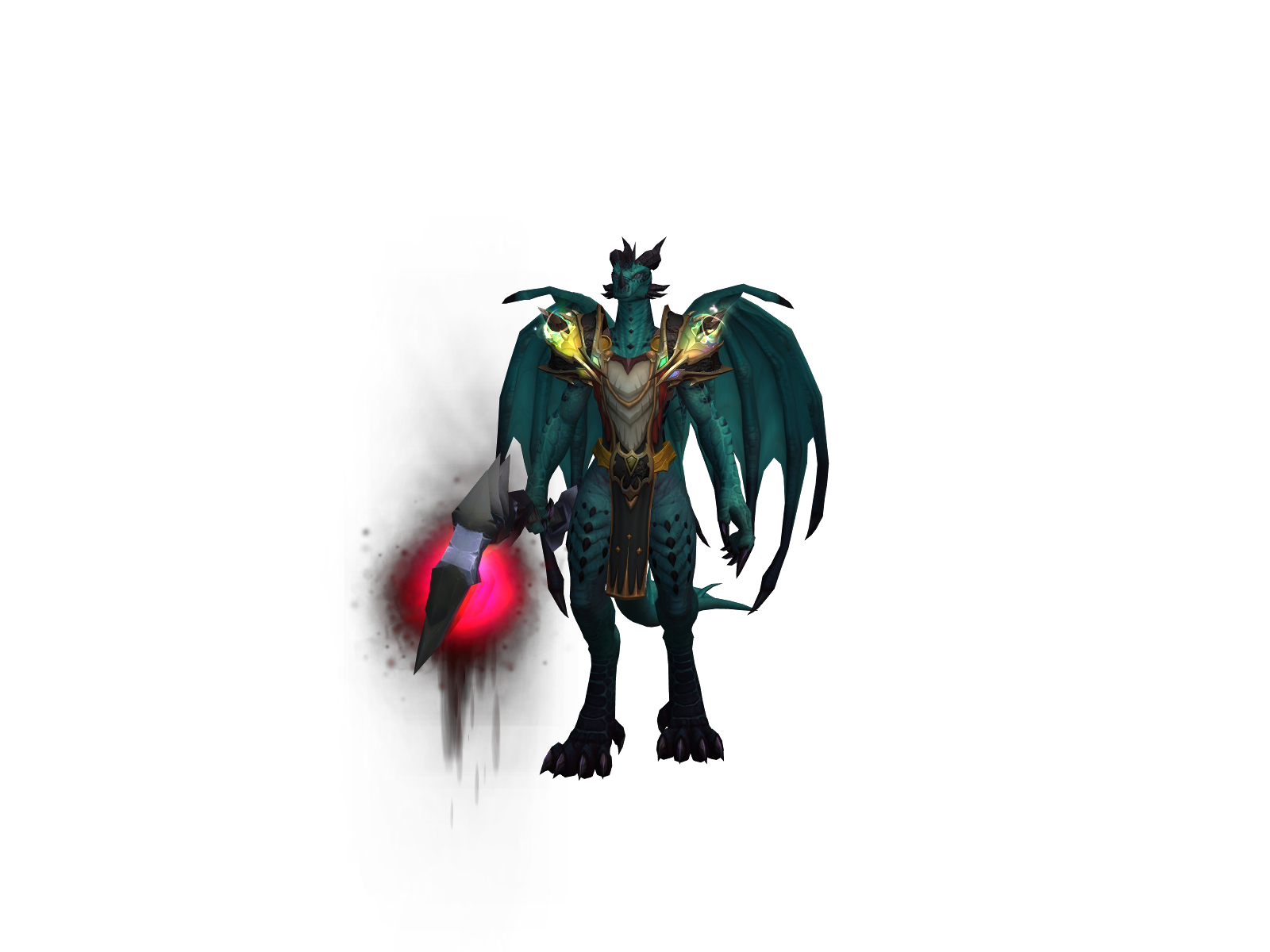 Maludragón 3D character render