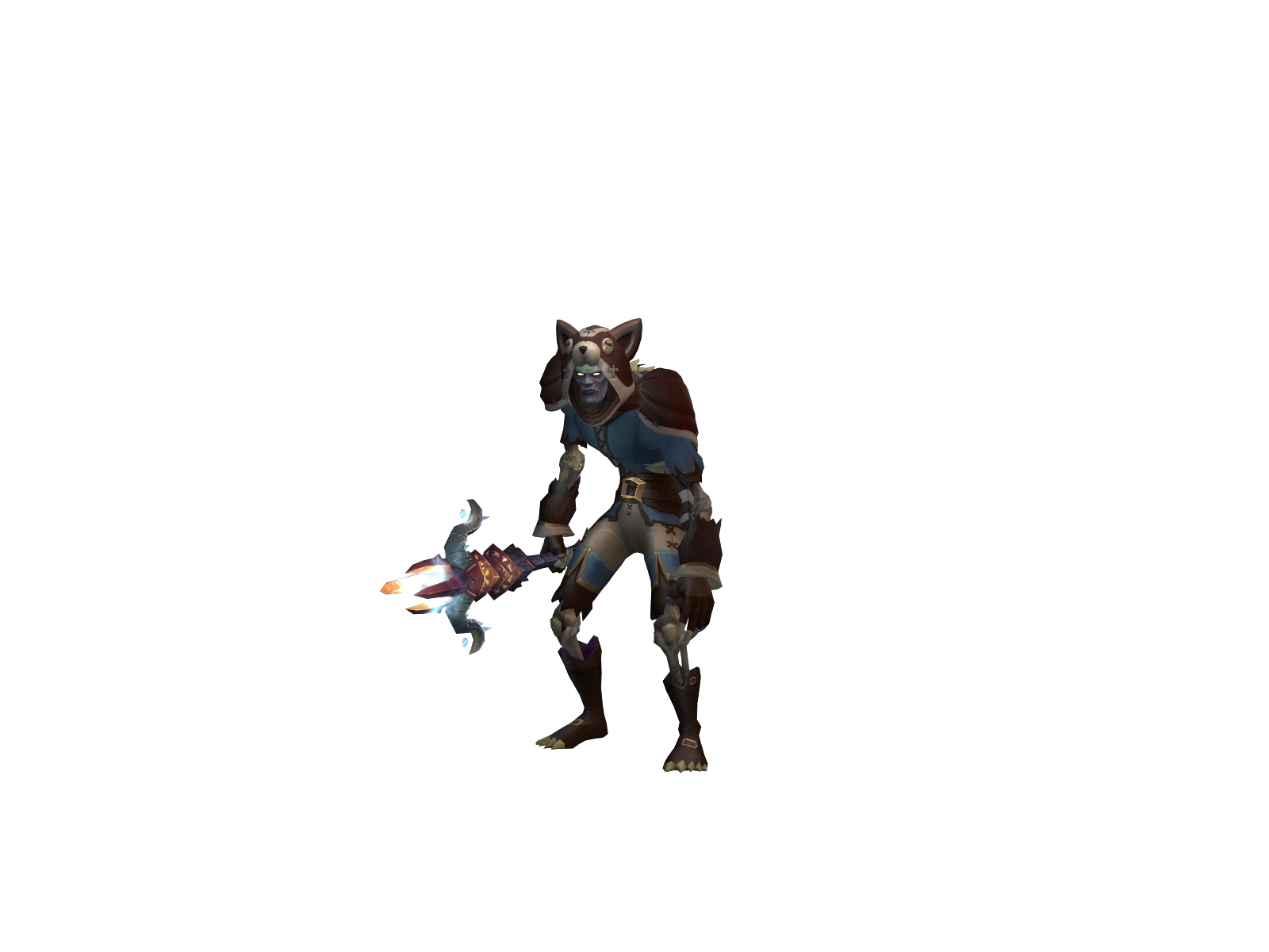 Goofyboot 3D character render