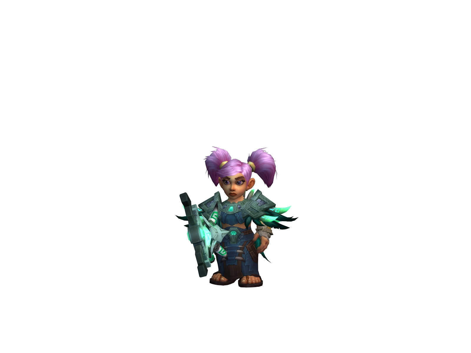 Étincelle 3D character render