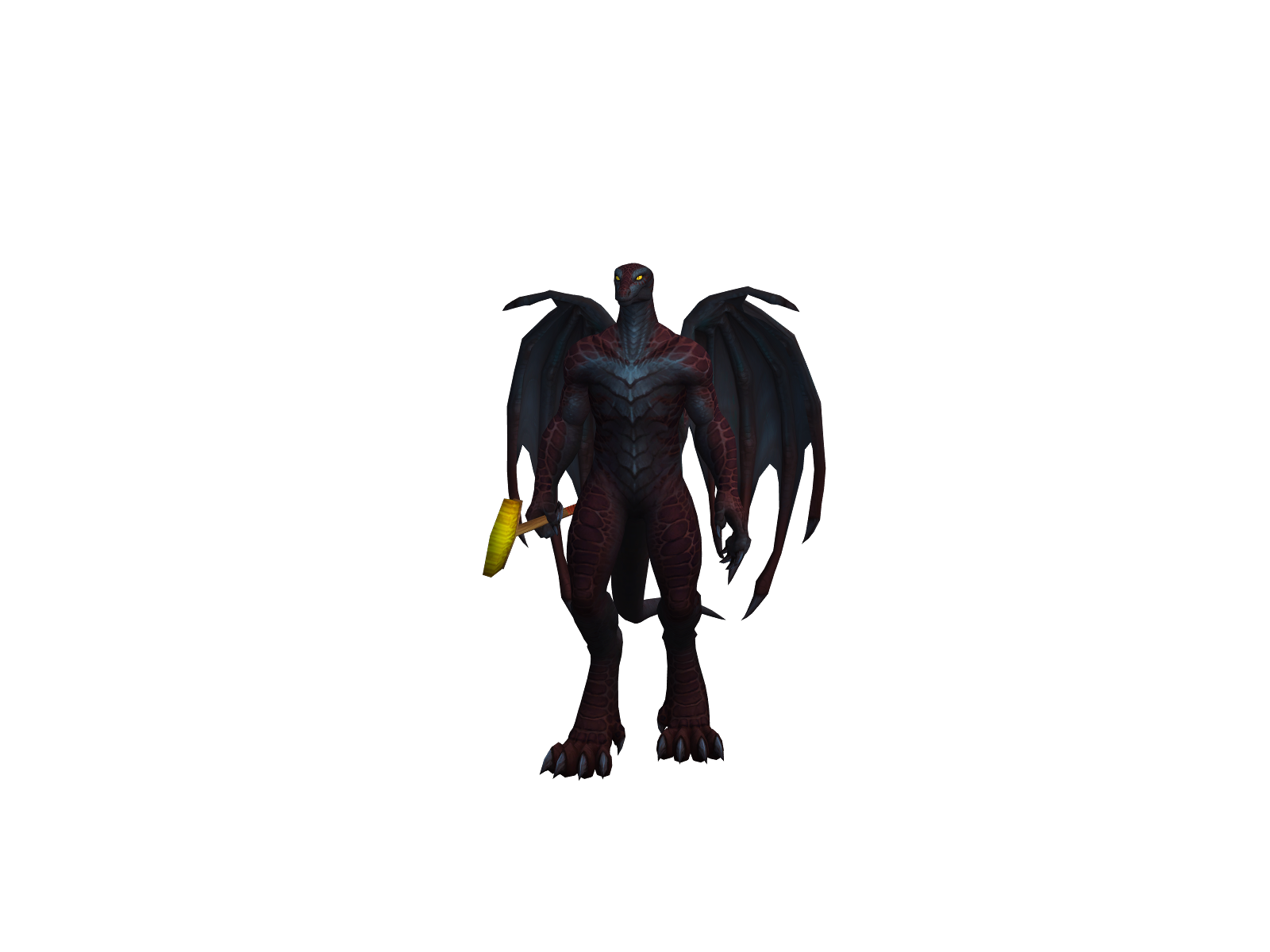 Blackthyr 3D character render