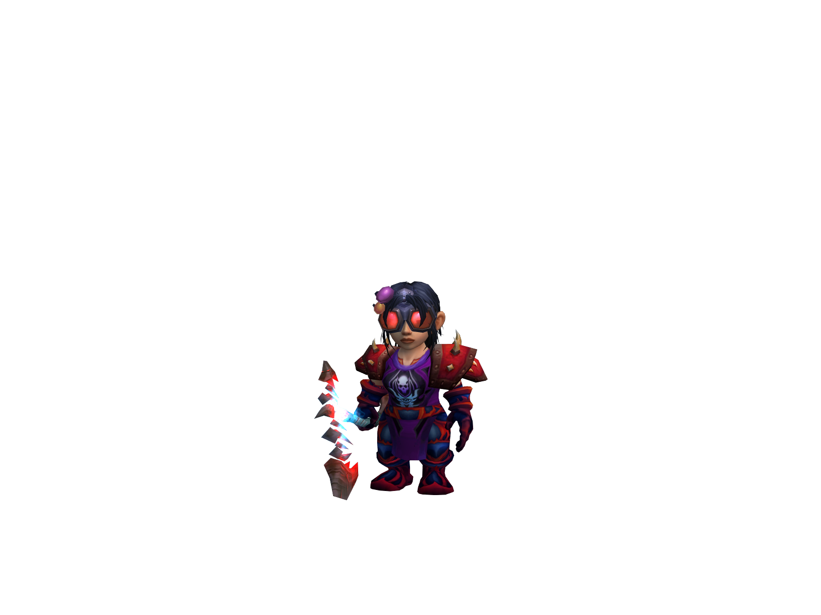 Mokk 3D character render