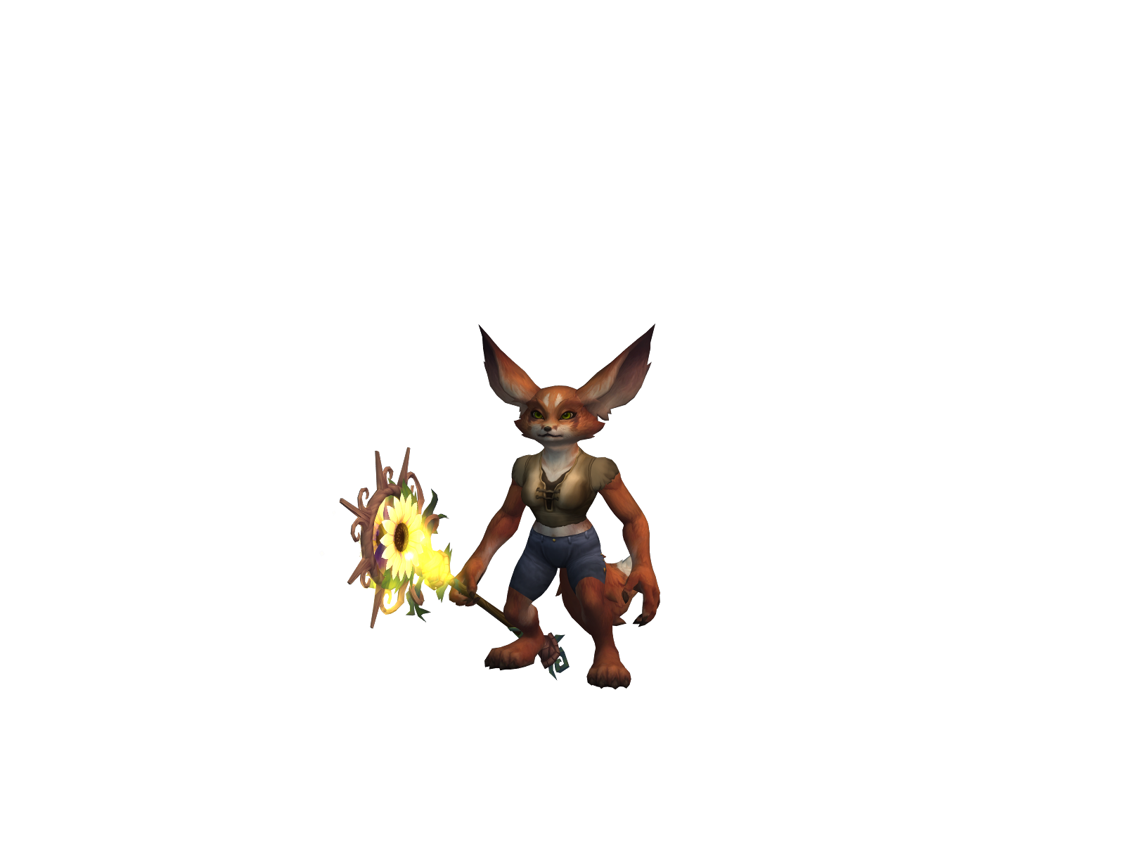 Pédra 3D character render