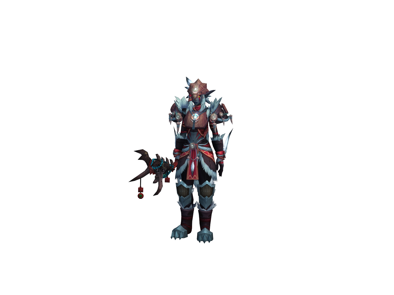 Triknowind 3D character render