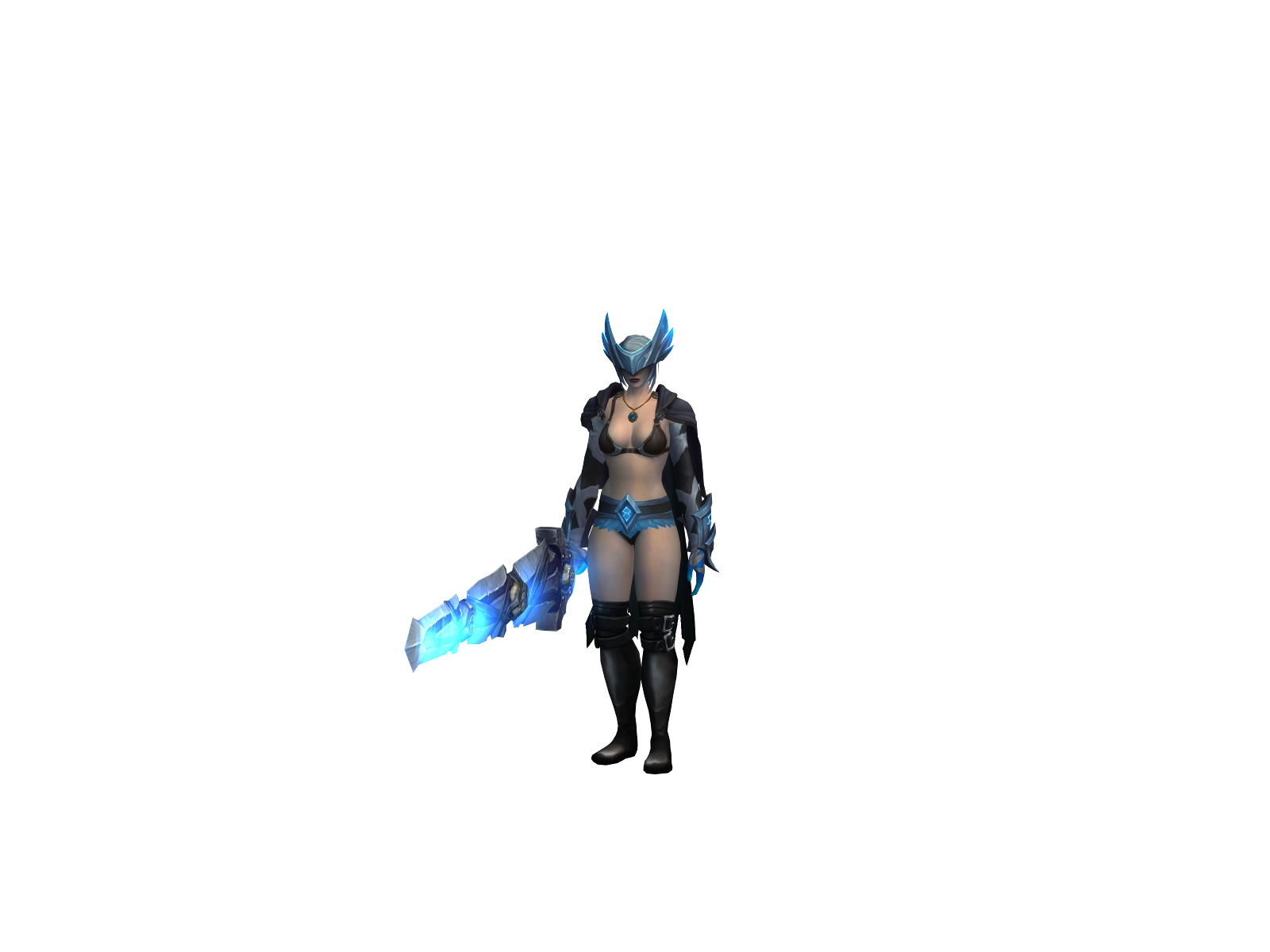 Achuw 3D character render