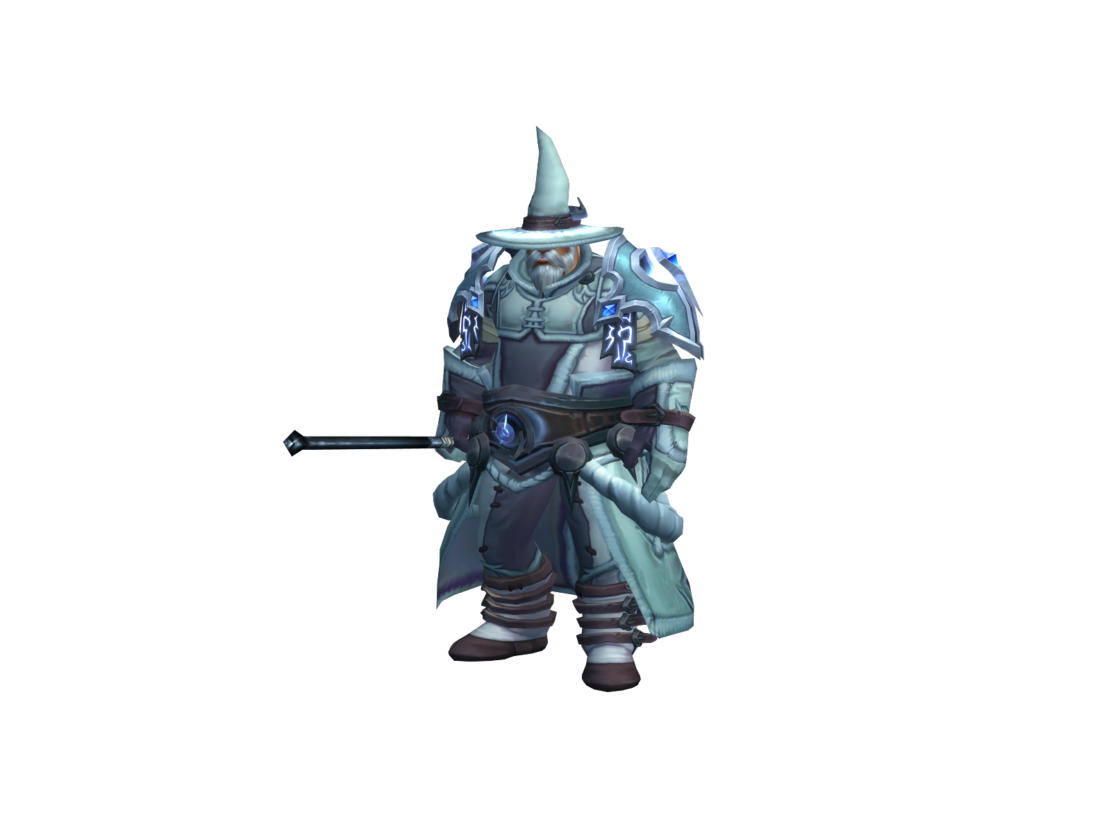 Lawndalf 3D character render