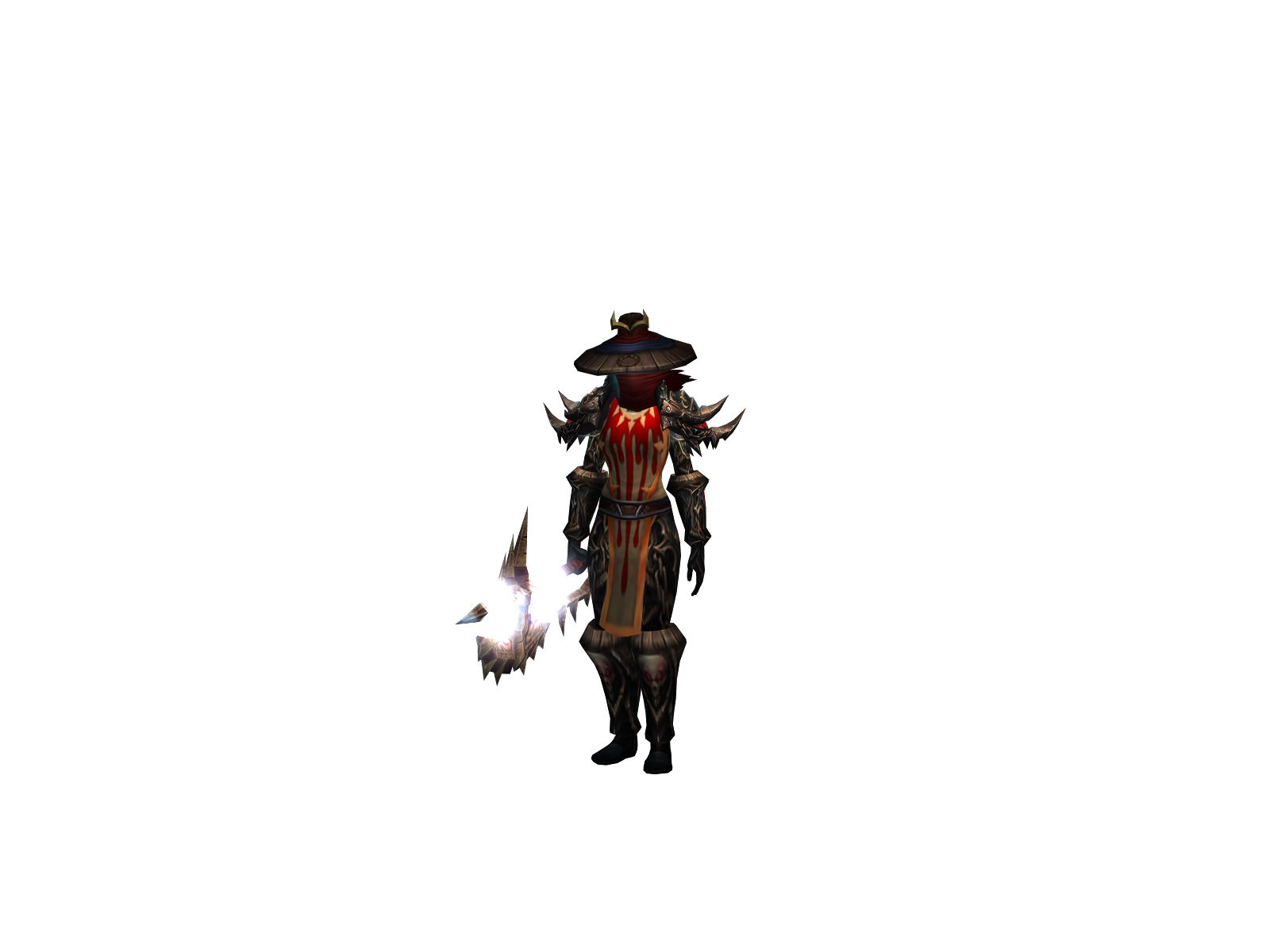 Hanzõsz 3D character render