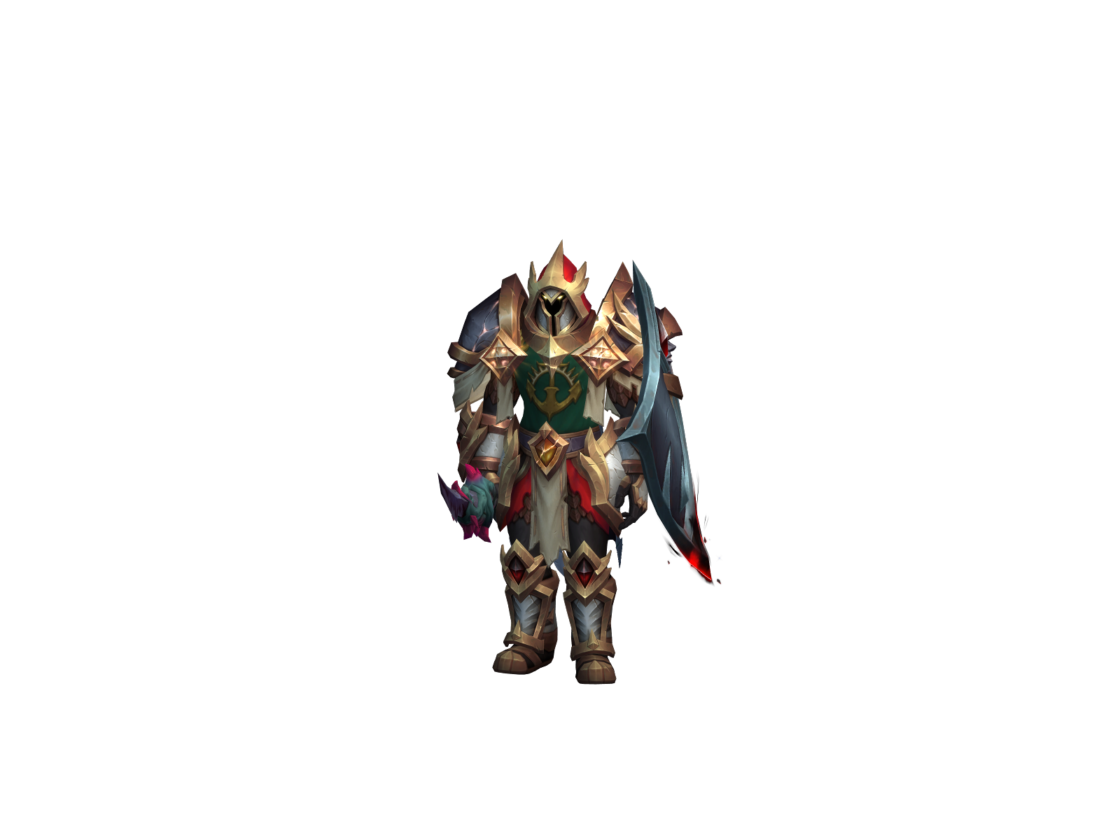 Goldendave 3D character render