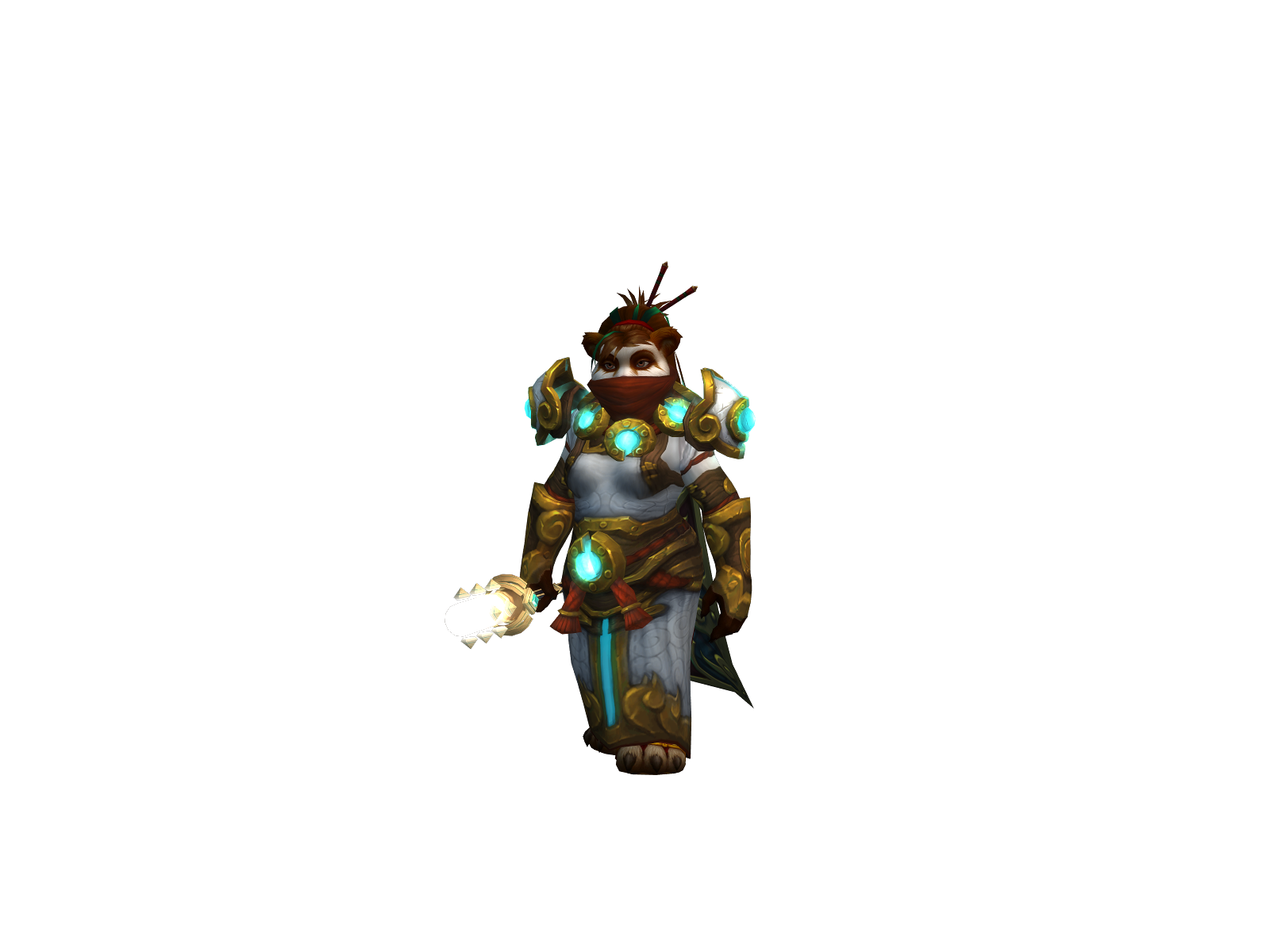 Pawlong 3D character render
