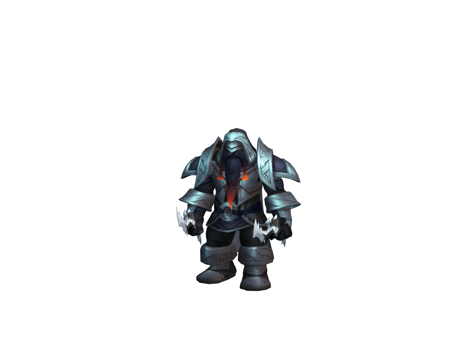Borwald 3D character render