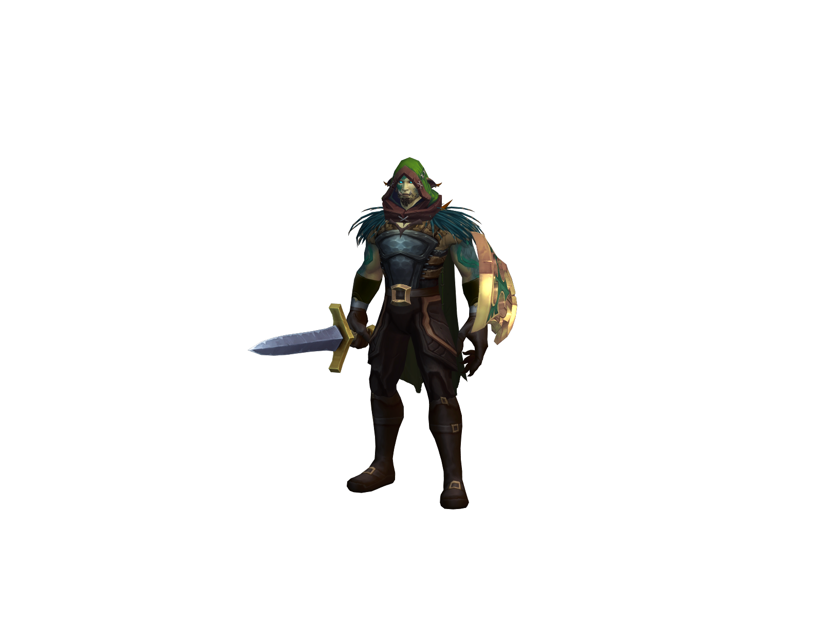 Meanpops 3D character render