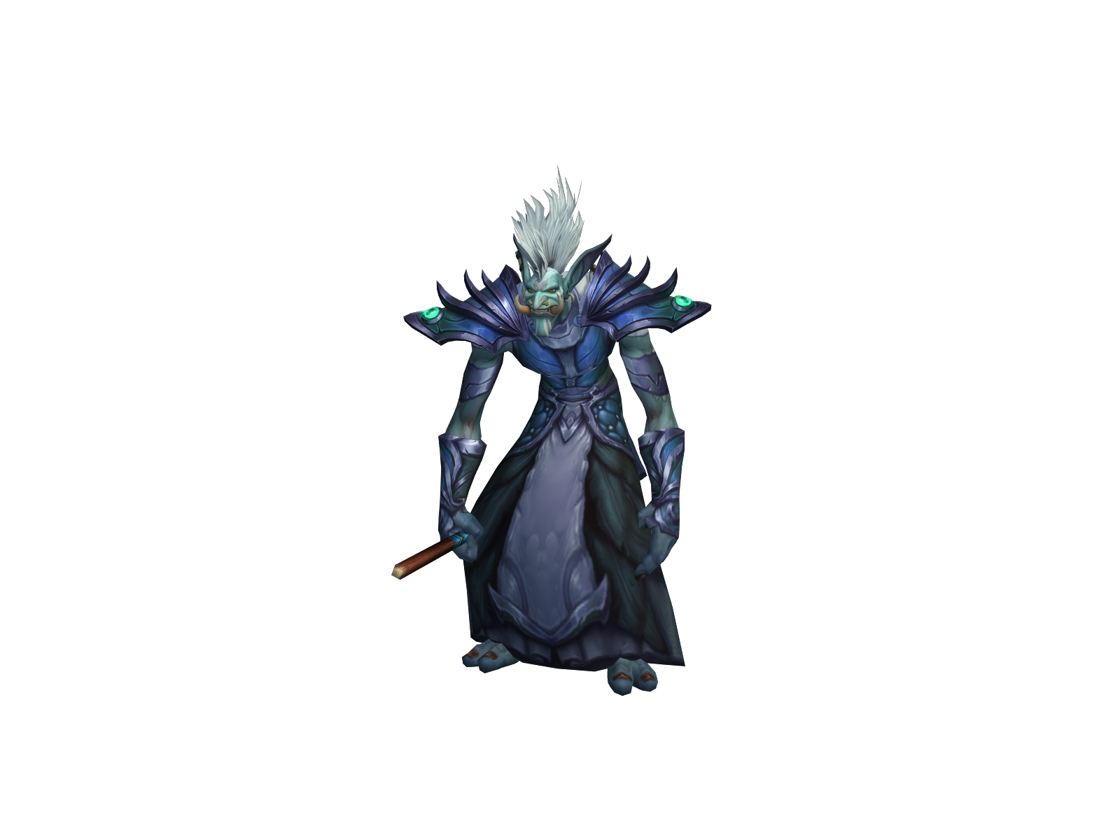 Yaba 3D character render