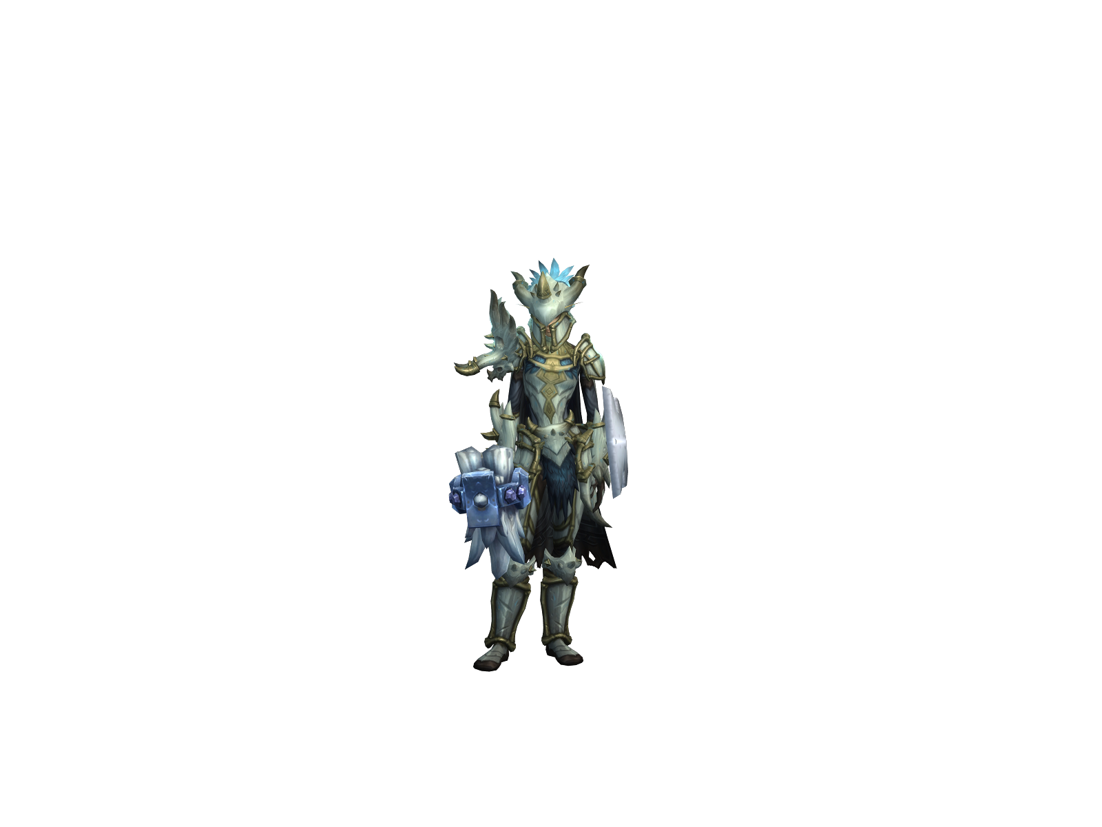 Tyrantry 3D character render