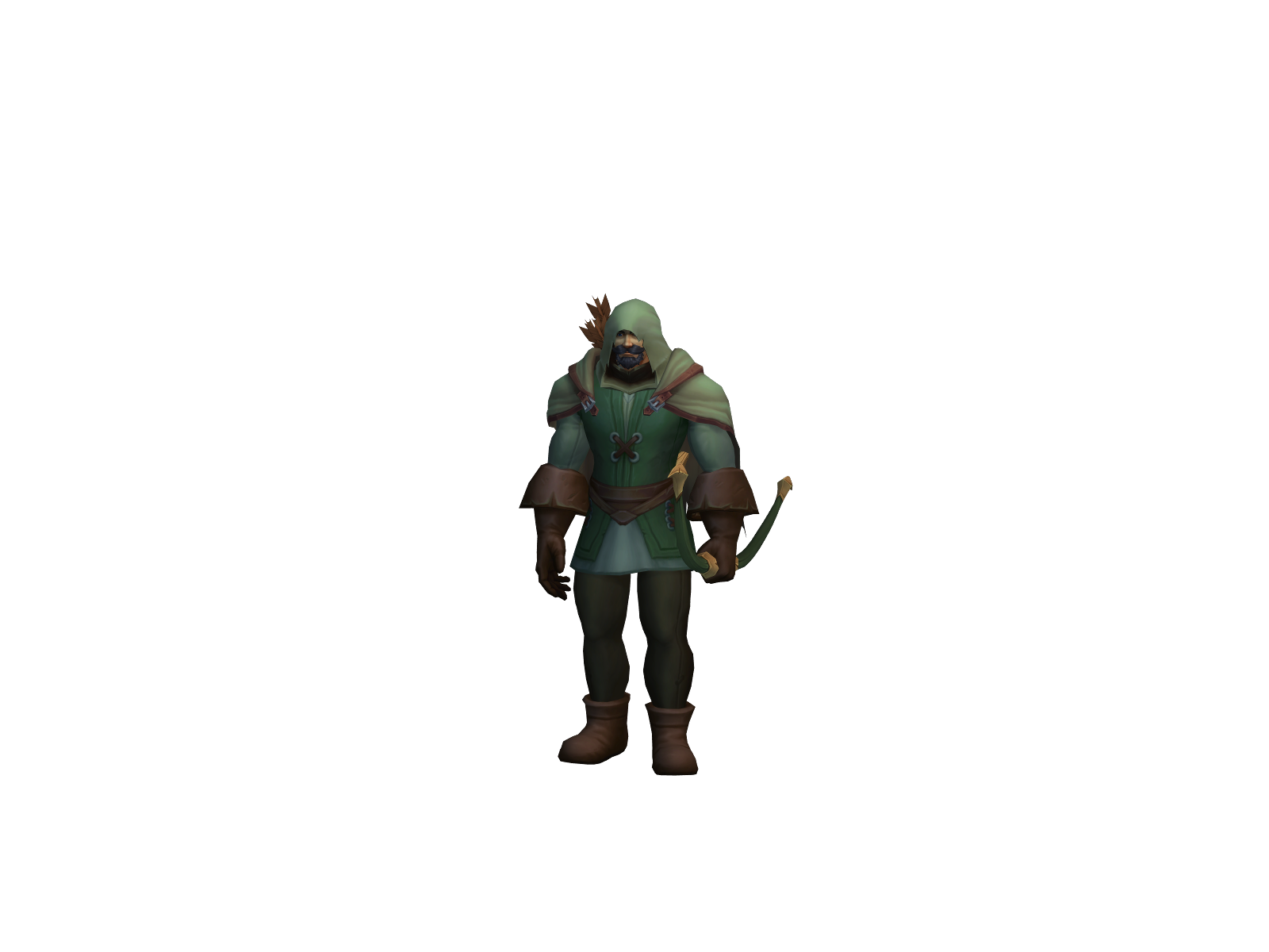 Tame 3D character render