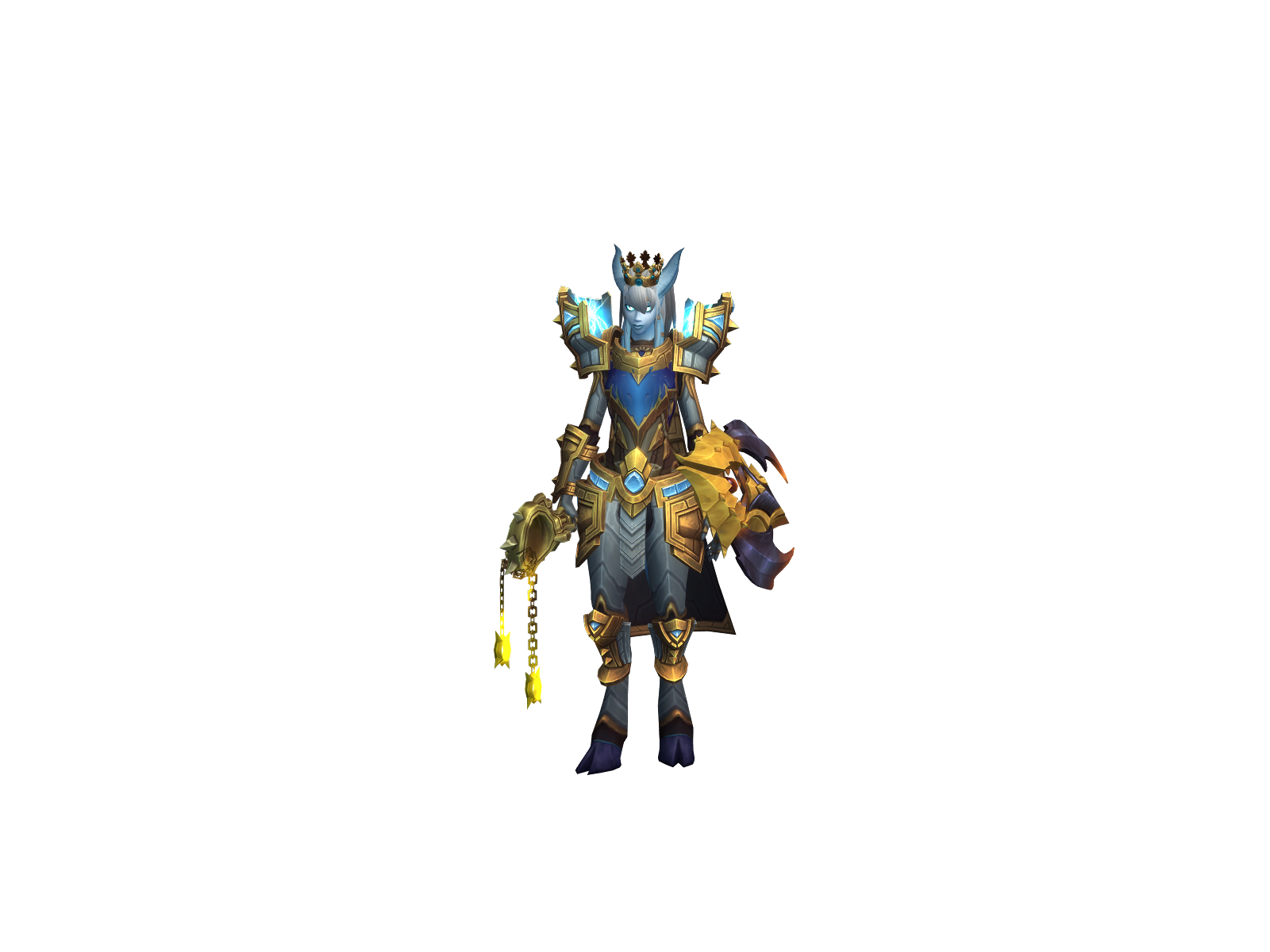 Bigbluelady 3D character render