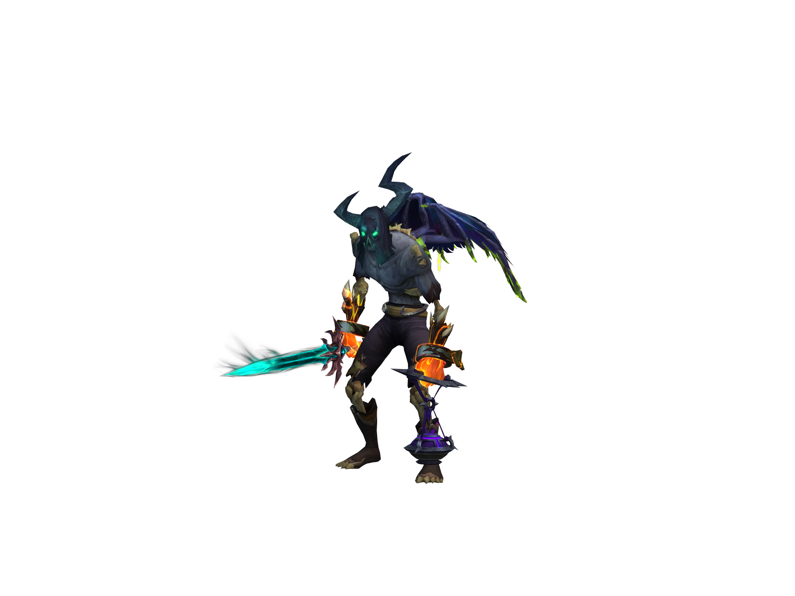 Evilio 3D character render