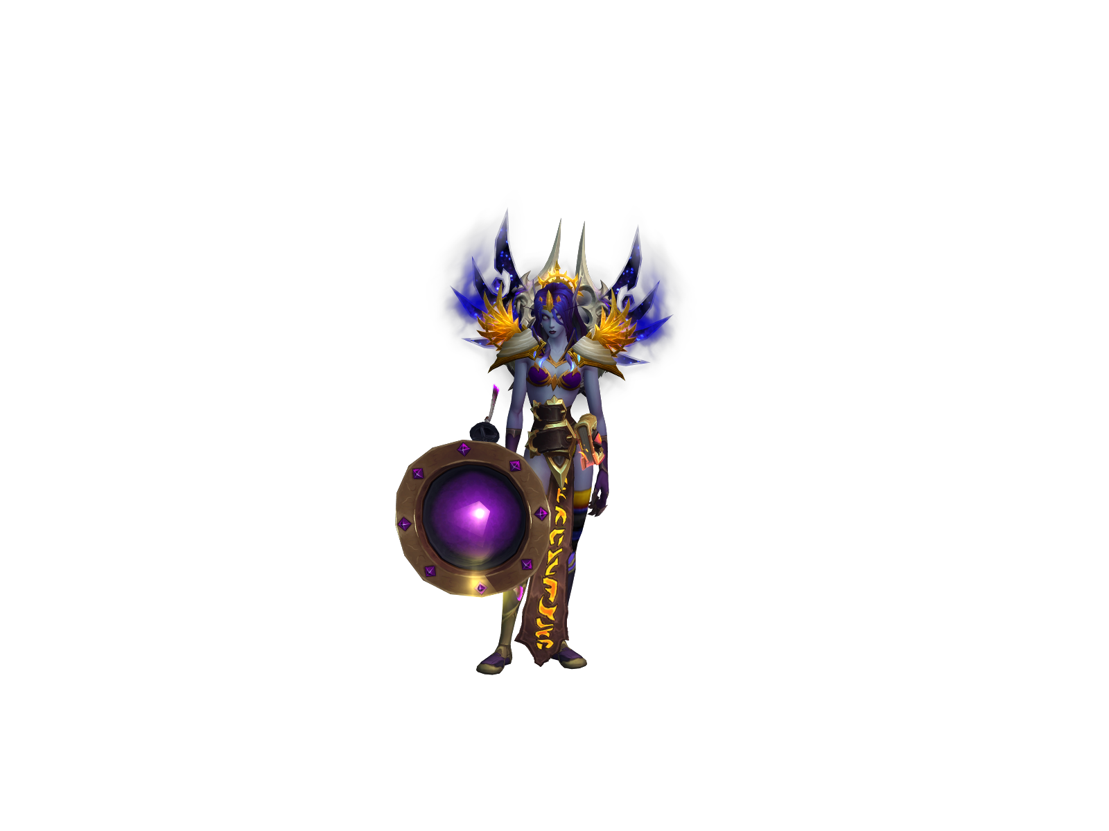 Nadicelia 3D character render