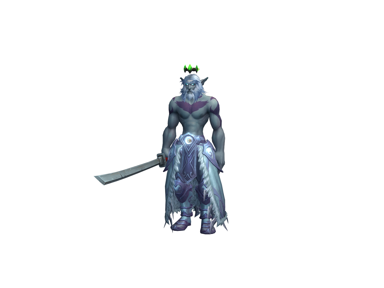Scrutinized 3D character render