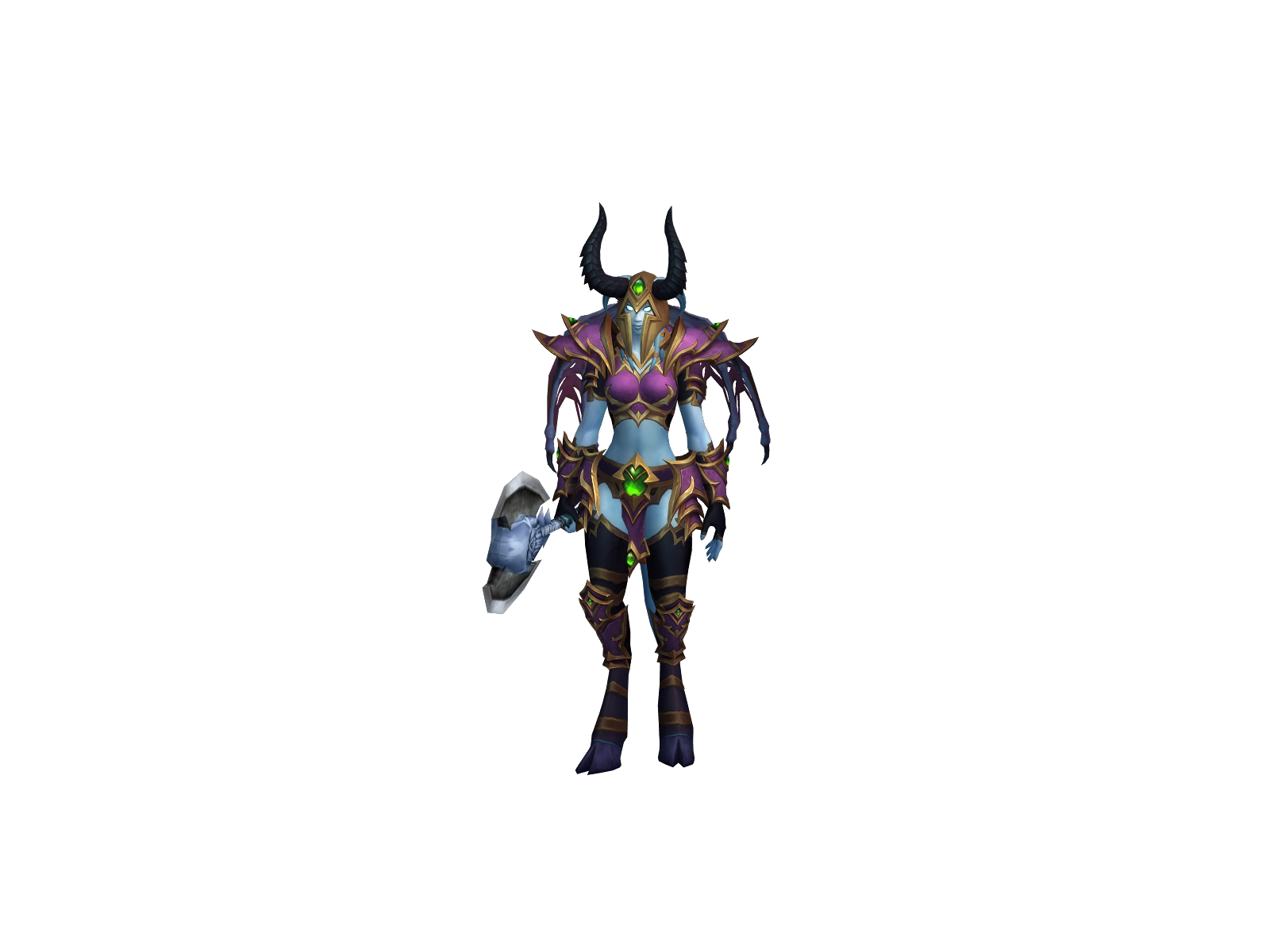Seamondeamon 3D character render