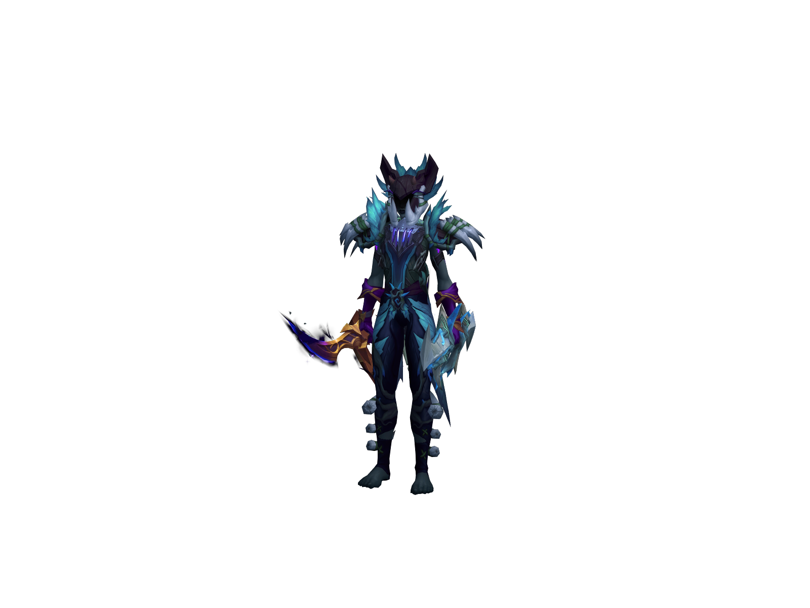 Sindevoura 3D character render