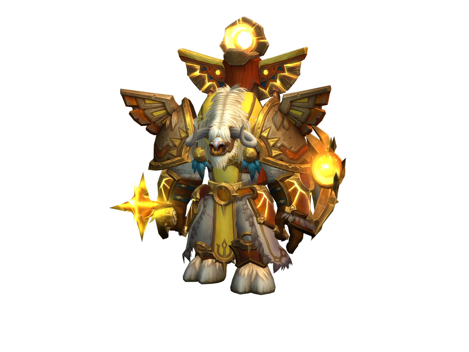 Goatfoxadin 3D character render