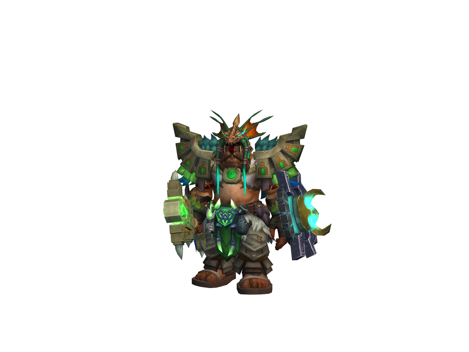Zhulk 3D character render