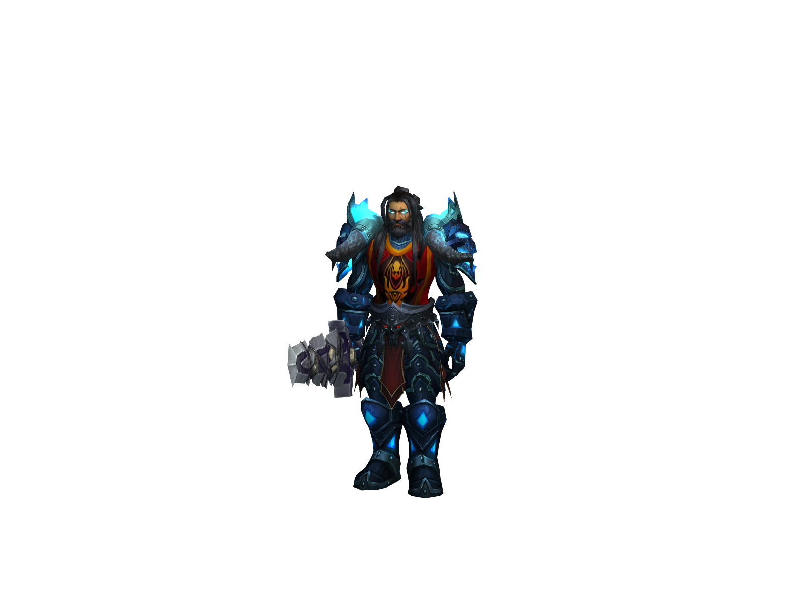 Skõll 3D character render