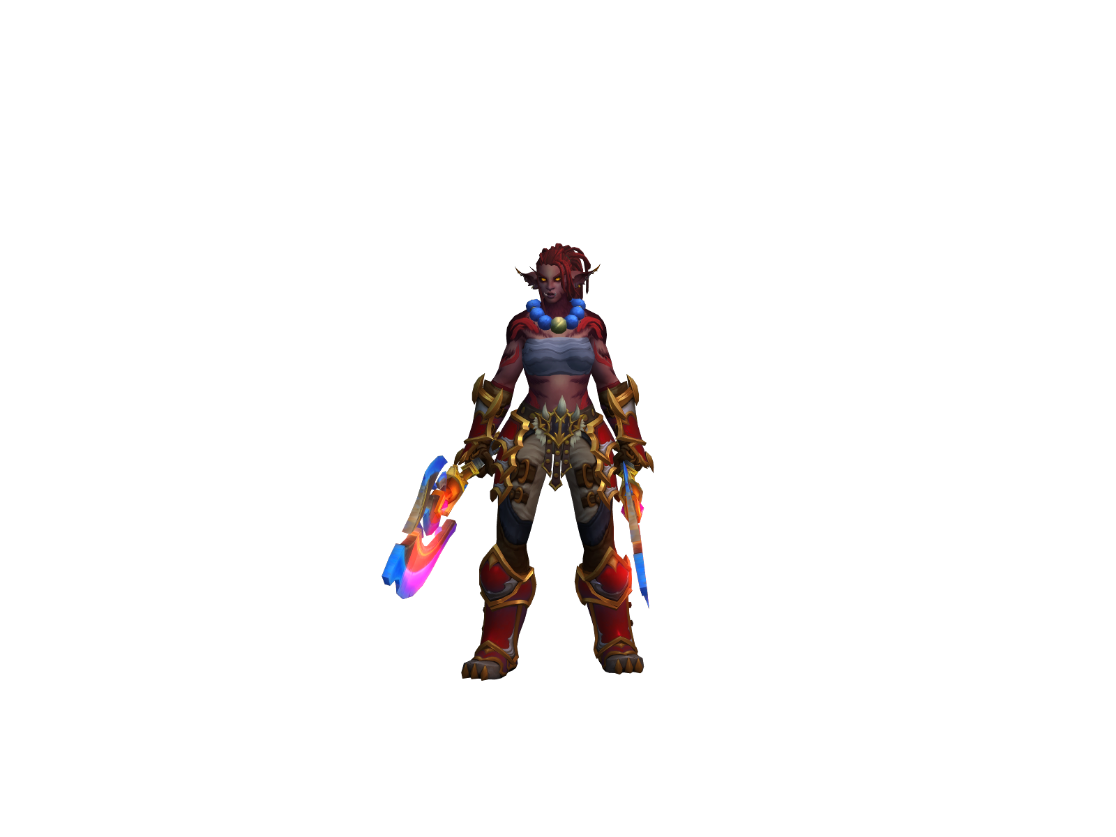 Hairybelli 3D character render