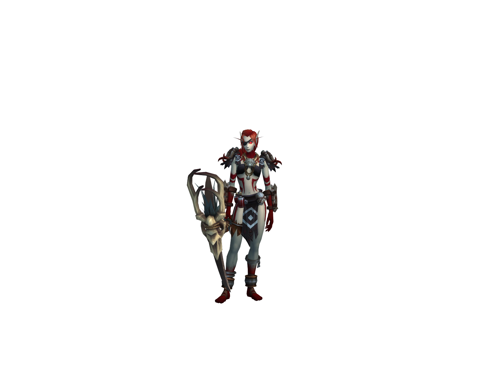 Sanctifussy 3D character render