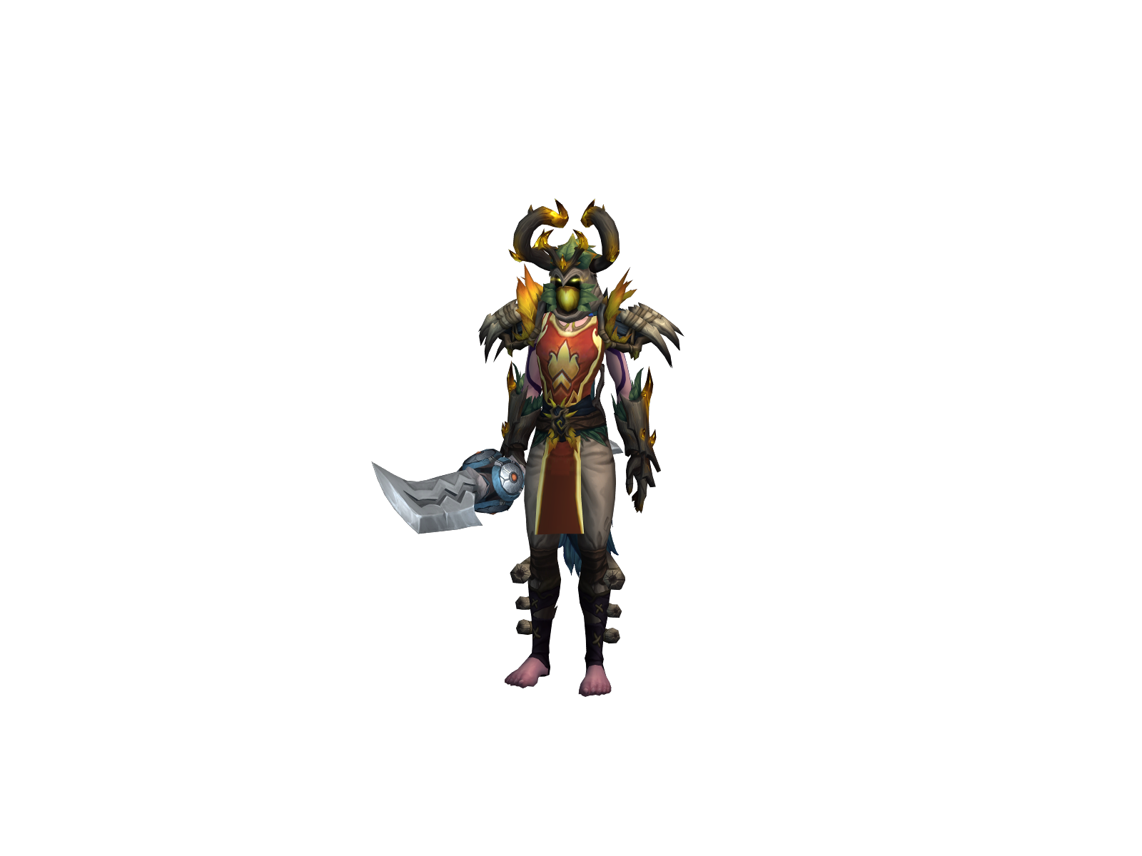 Elkdru 3D character render