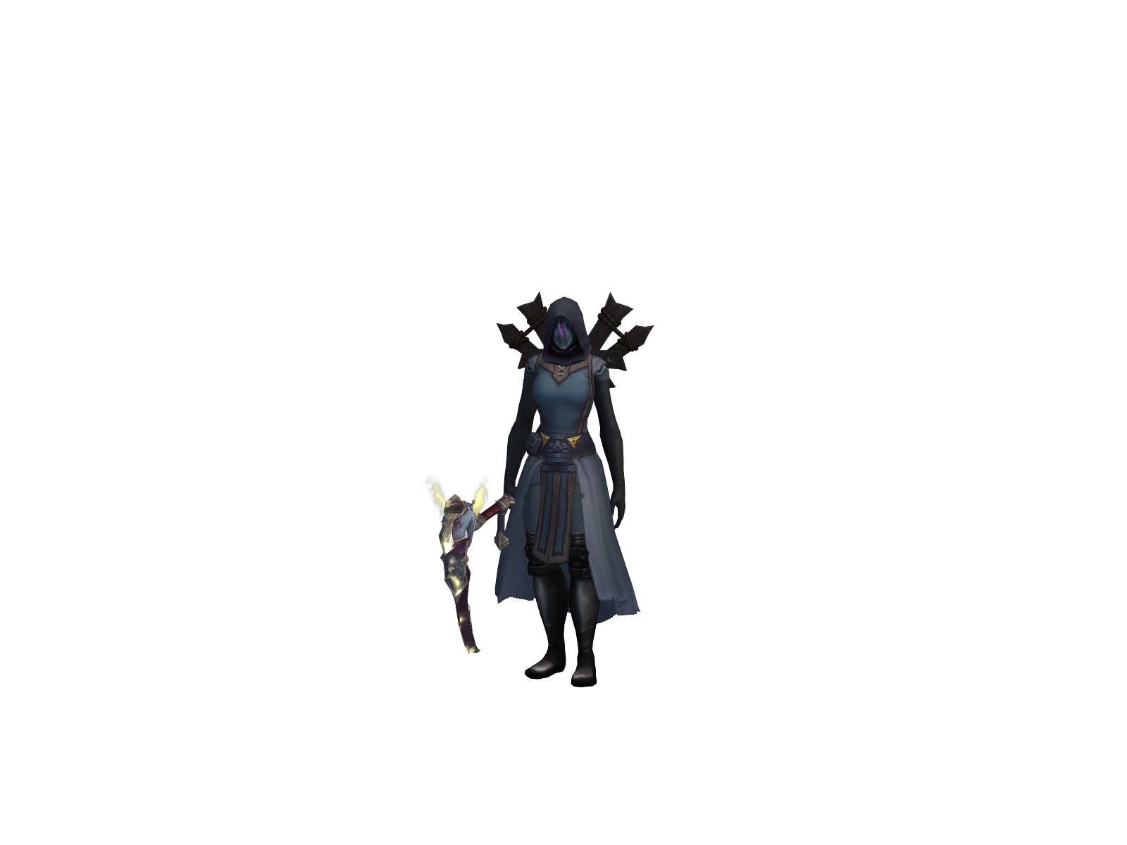 Lockslide 3D character render