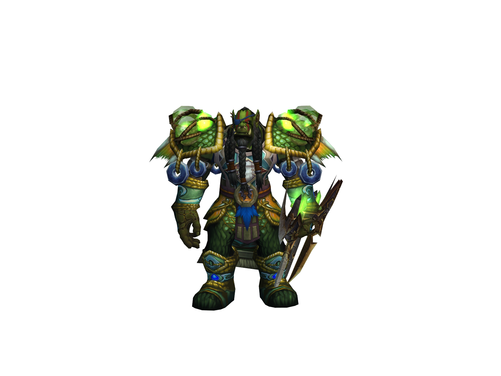 Beanzir 3D character render