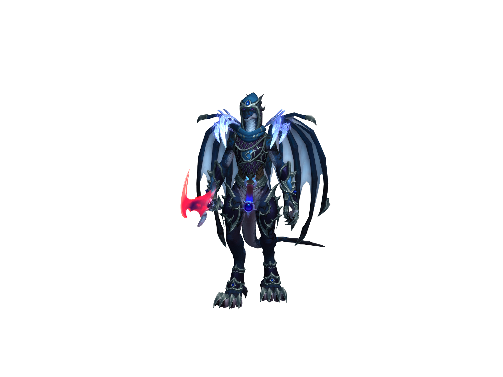 Évranel 3D character render