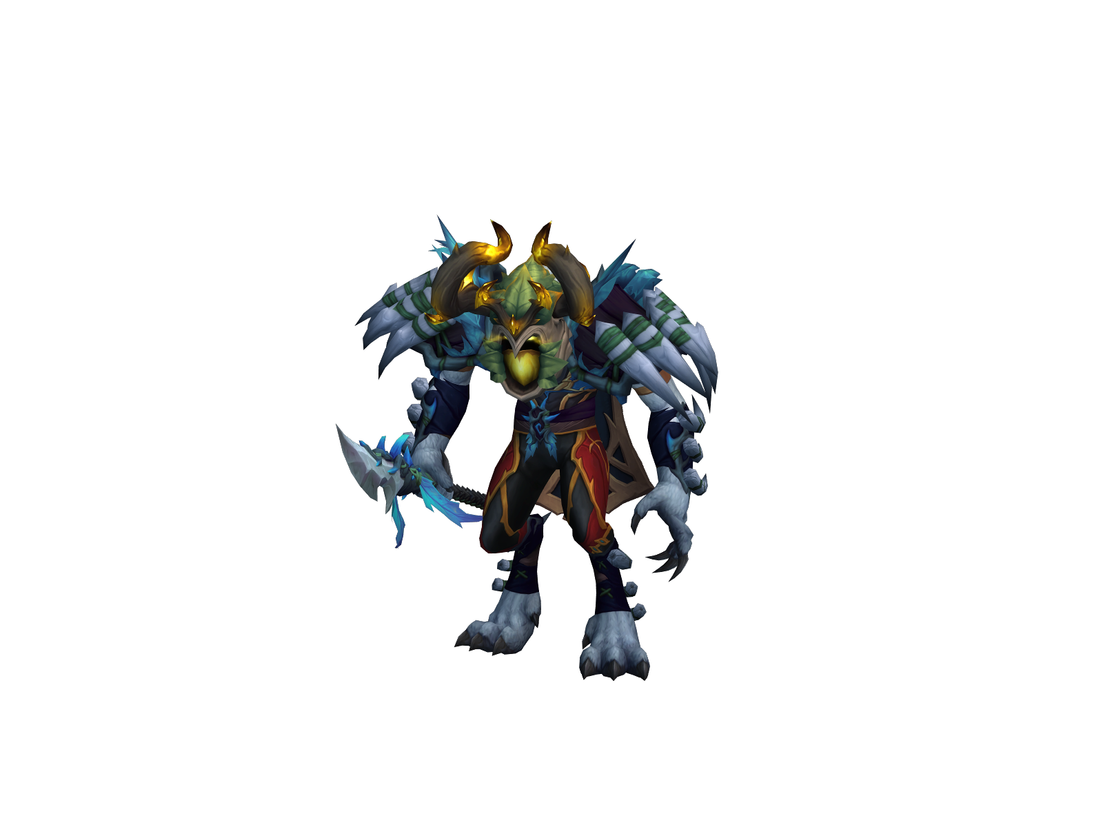 Rengarl 3D character render