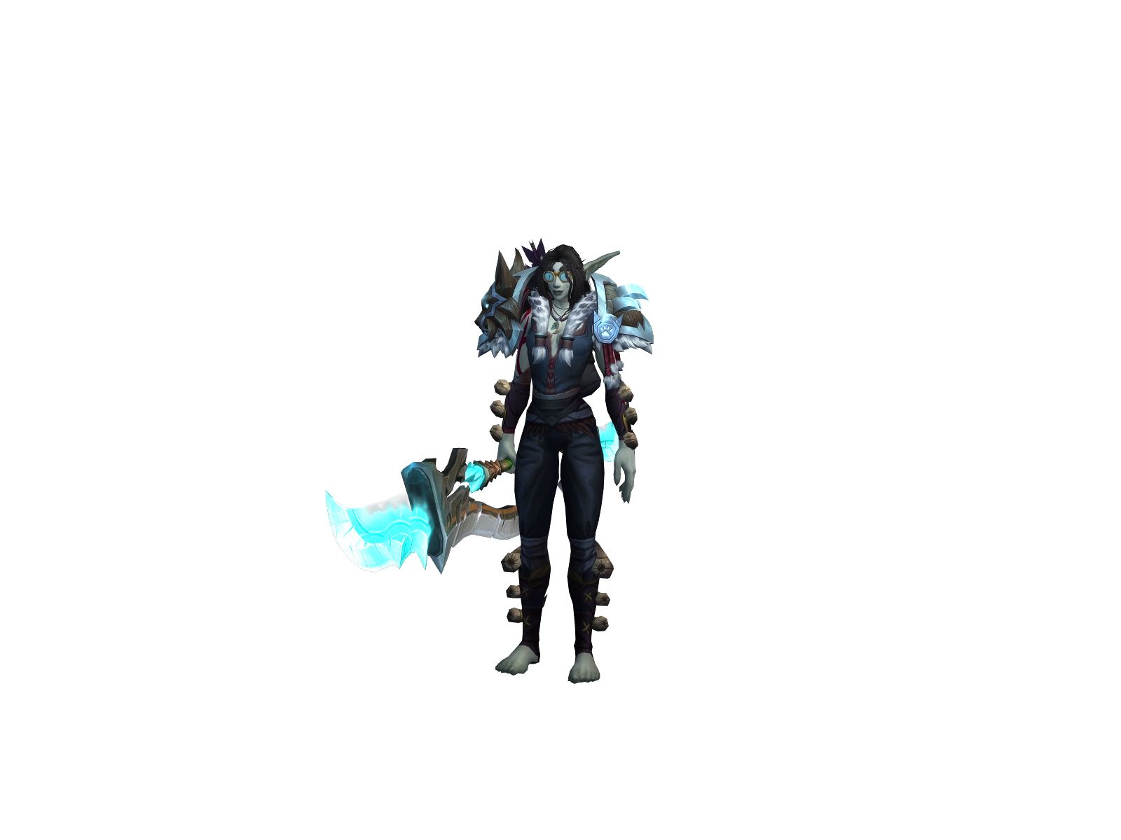 Iacerate 3D character render
