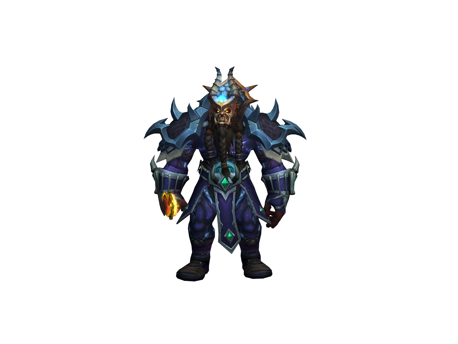 Burninhell 3D character render