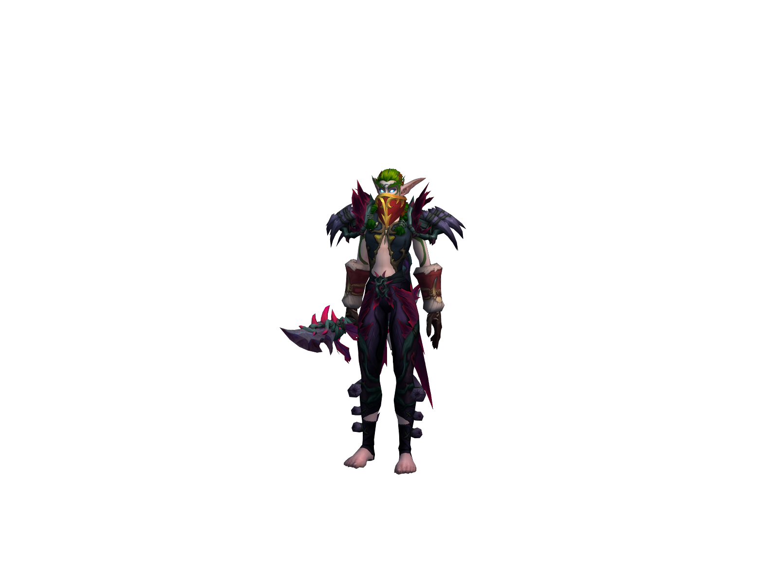 Posh 3D character render