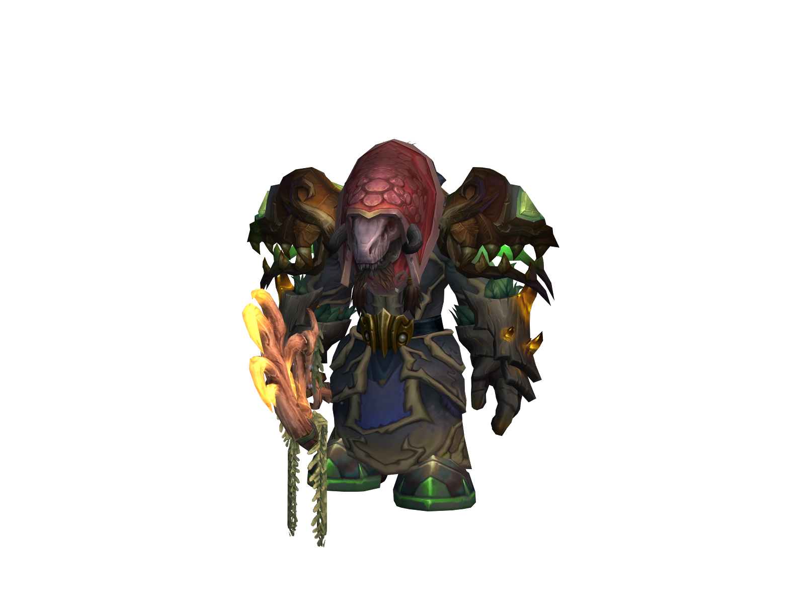 Krudekk 3D character render