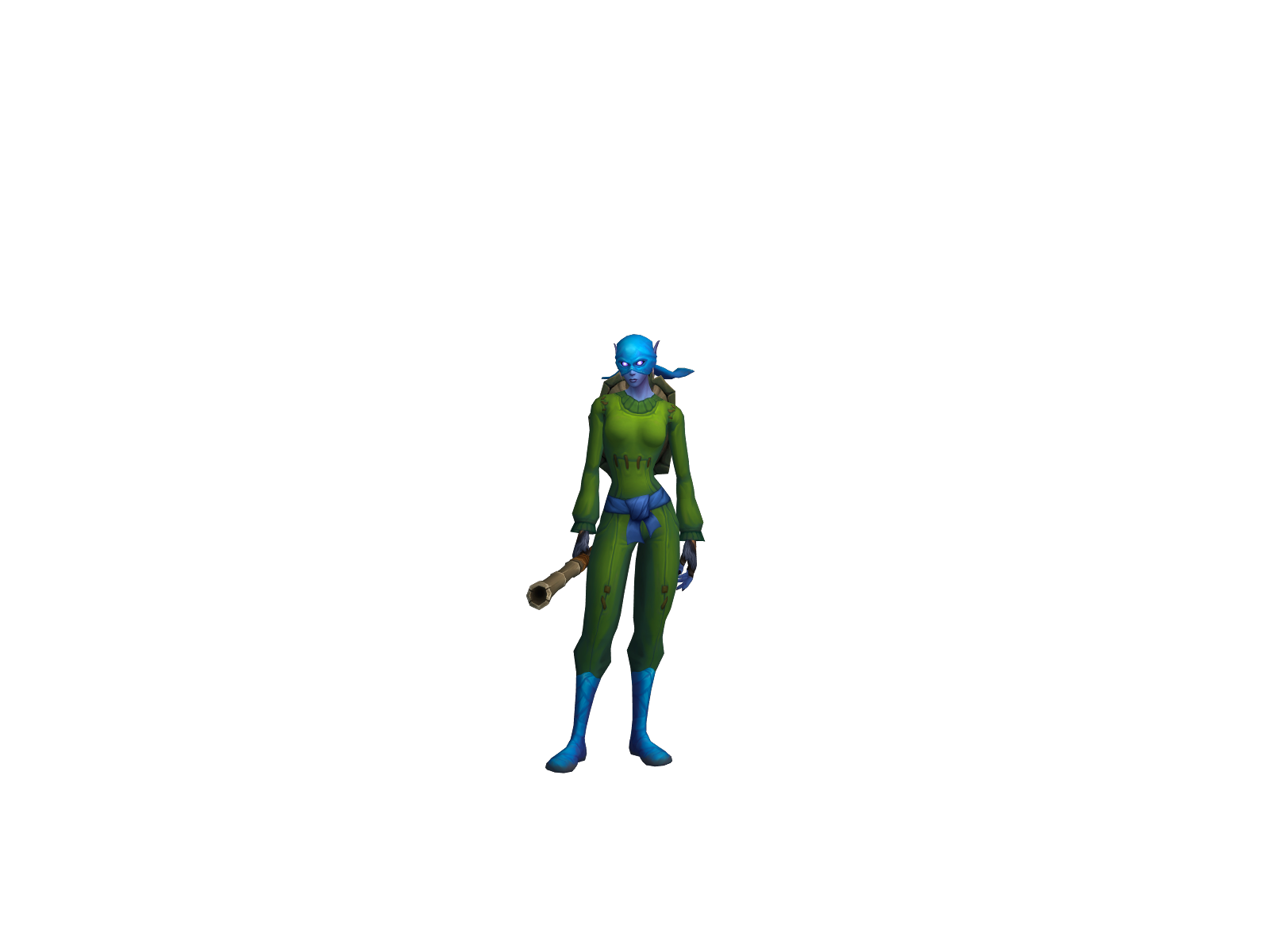 Drupith 3D character render