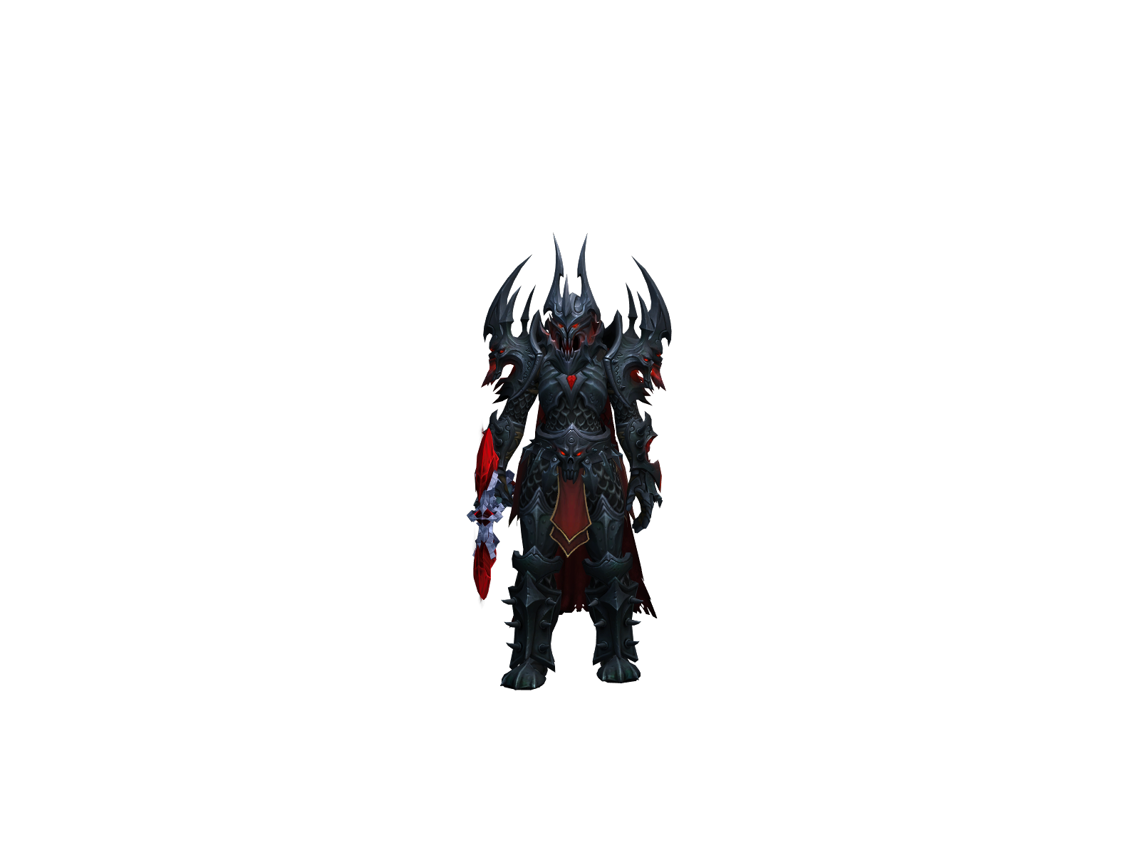 Cptrage 3D character render