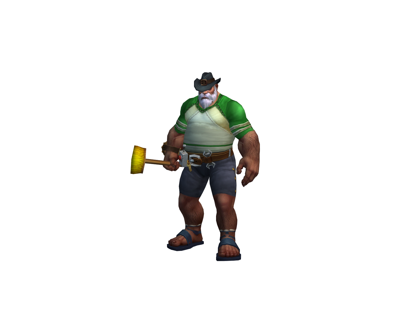 Chudyuda 3D character render