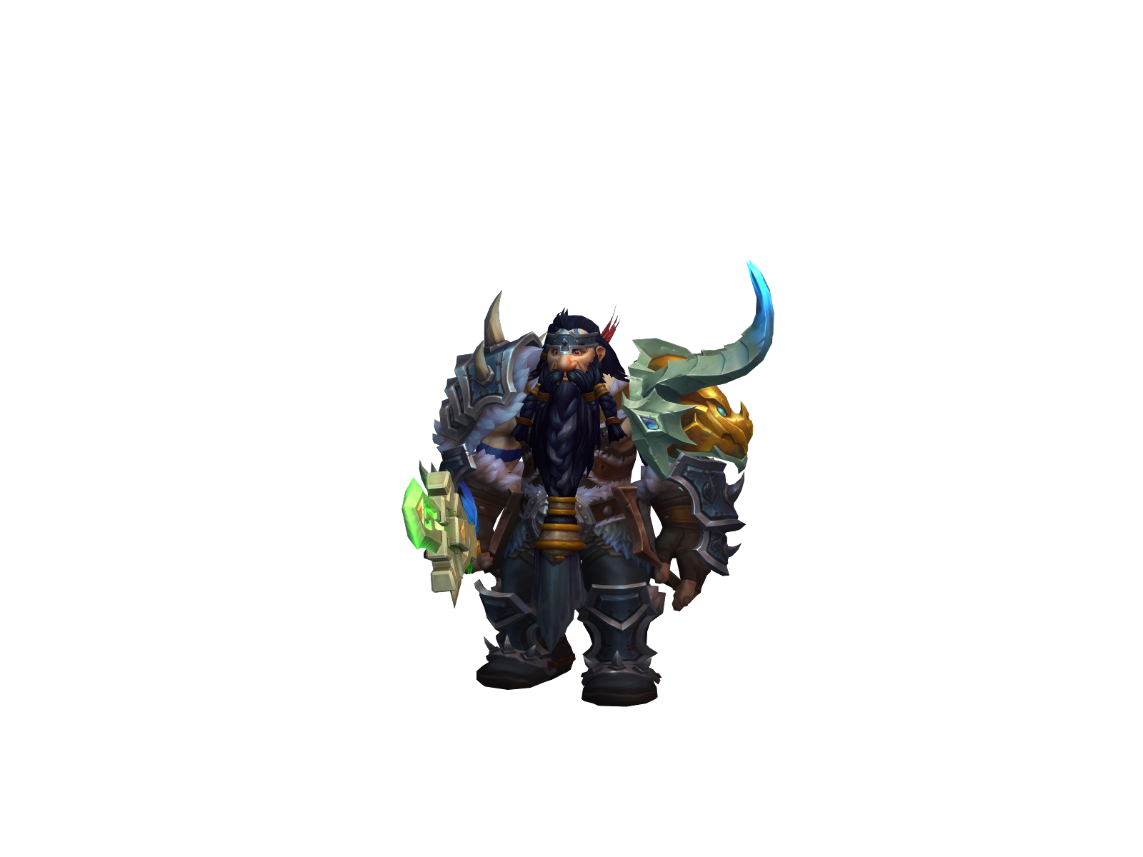 Bradink 3D character render