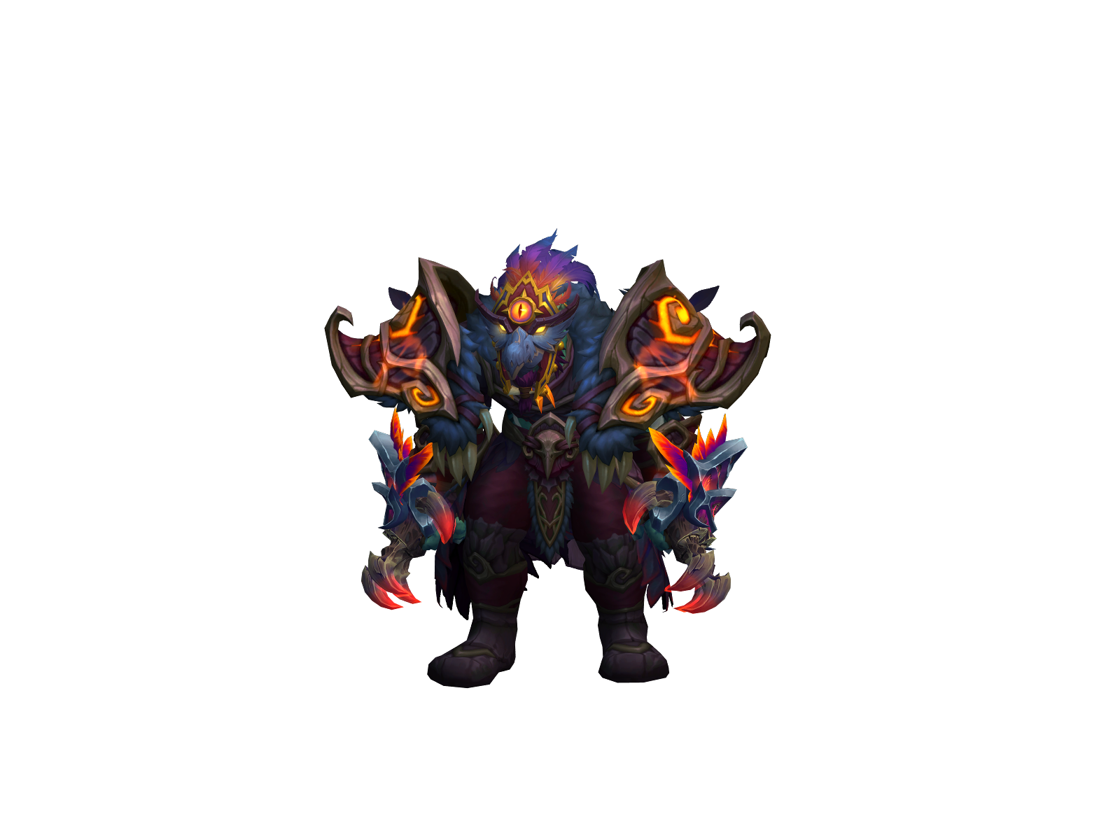Minusshaman 3D character render