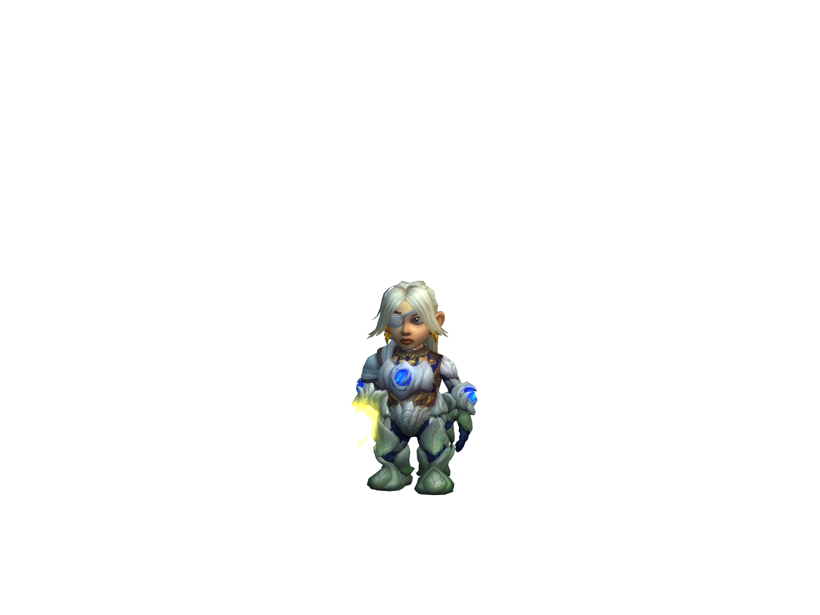 Rudeman 3D character render