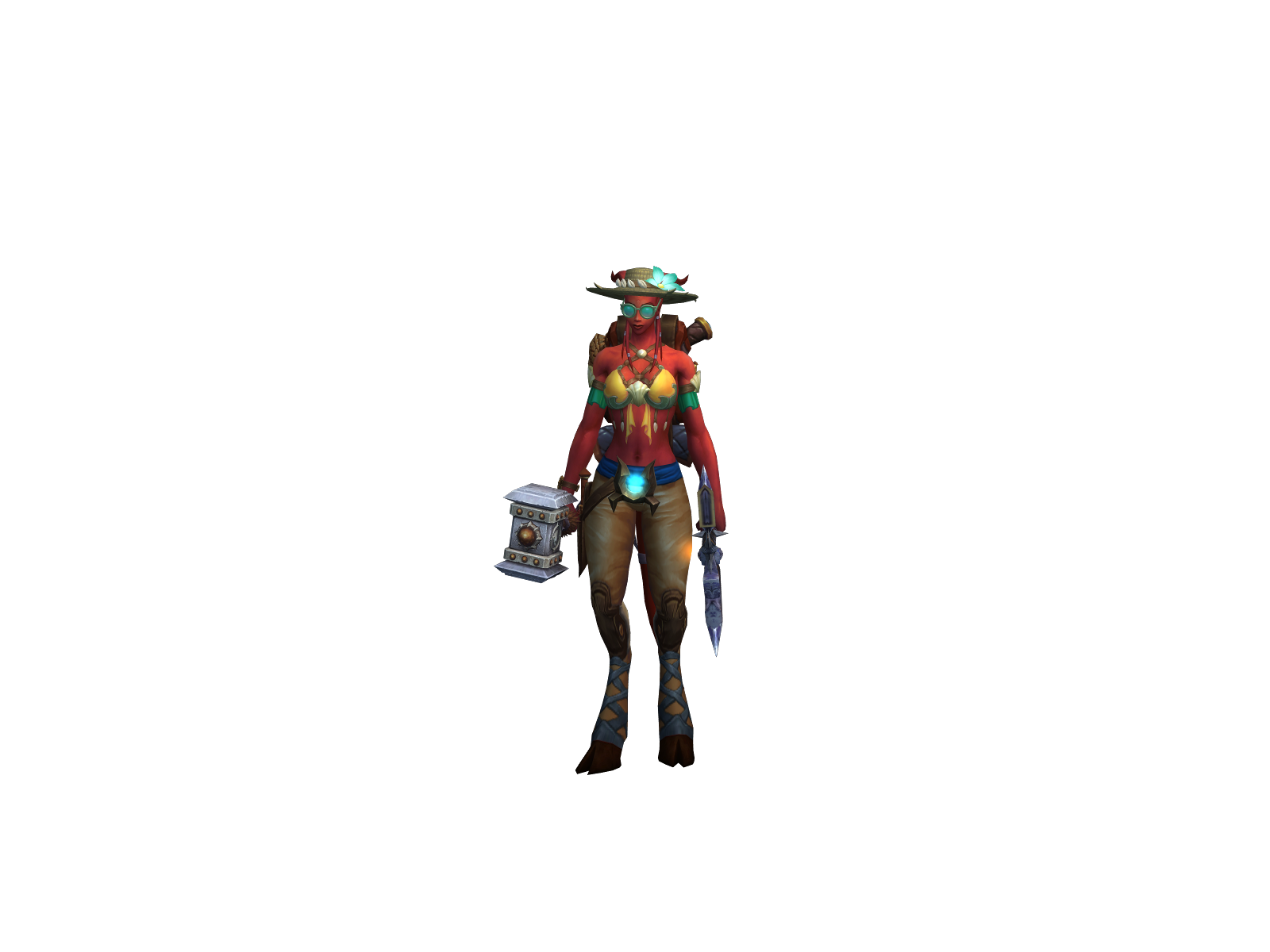 Hurricaen 3D character render