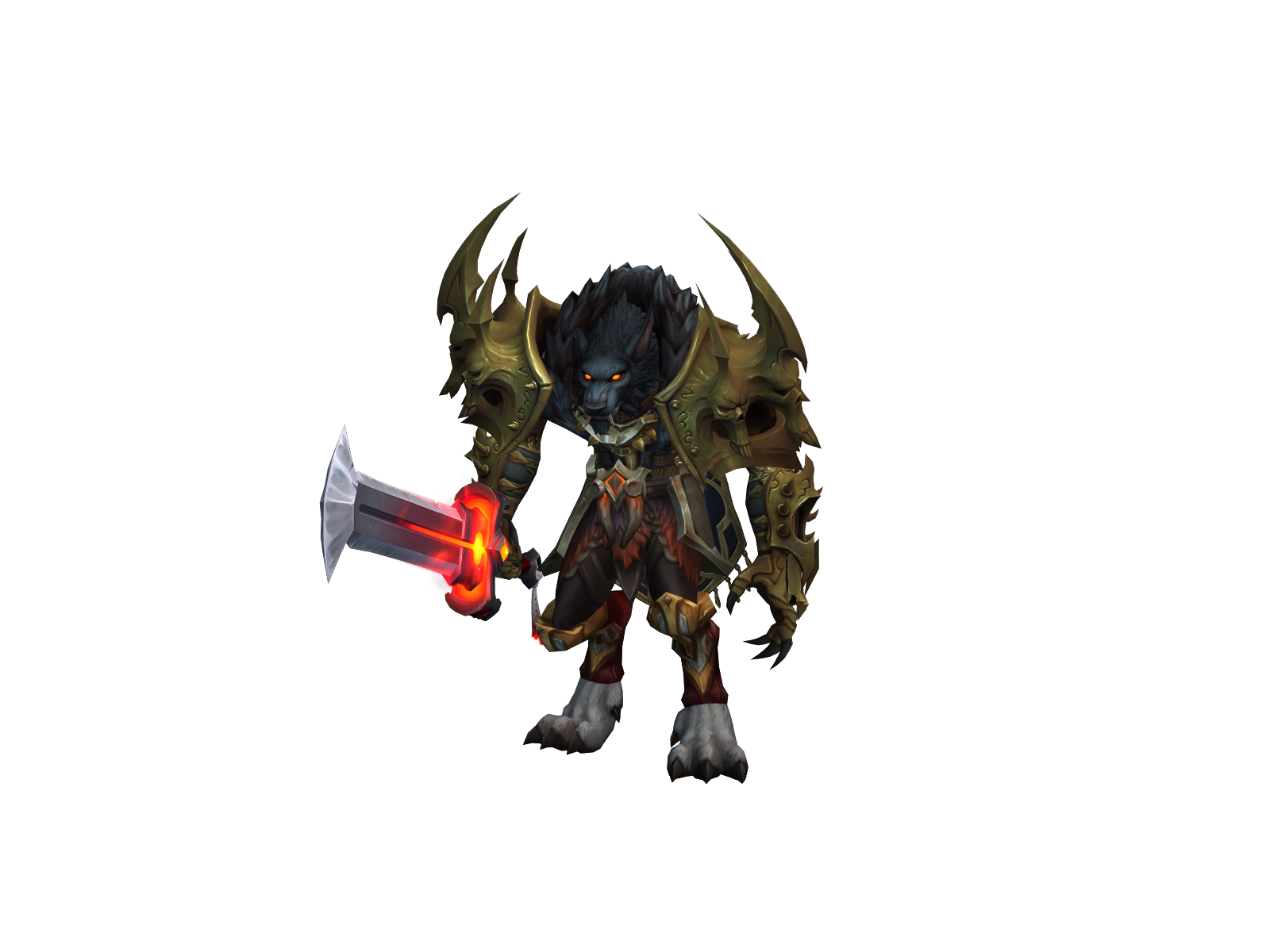 Thellion 3D character render