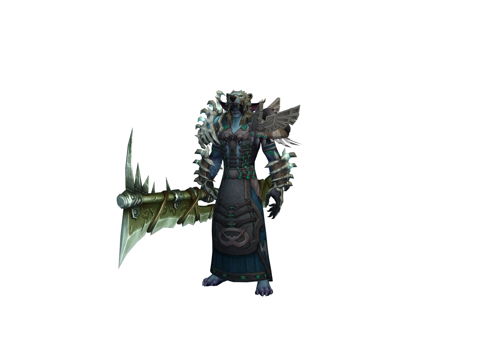 Zuuh 3D character render