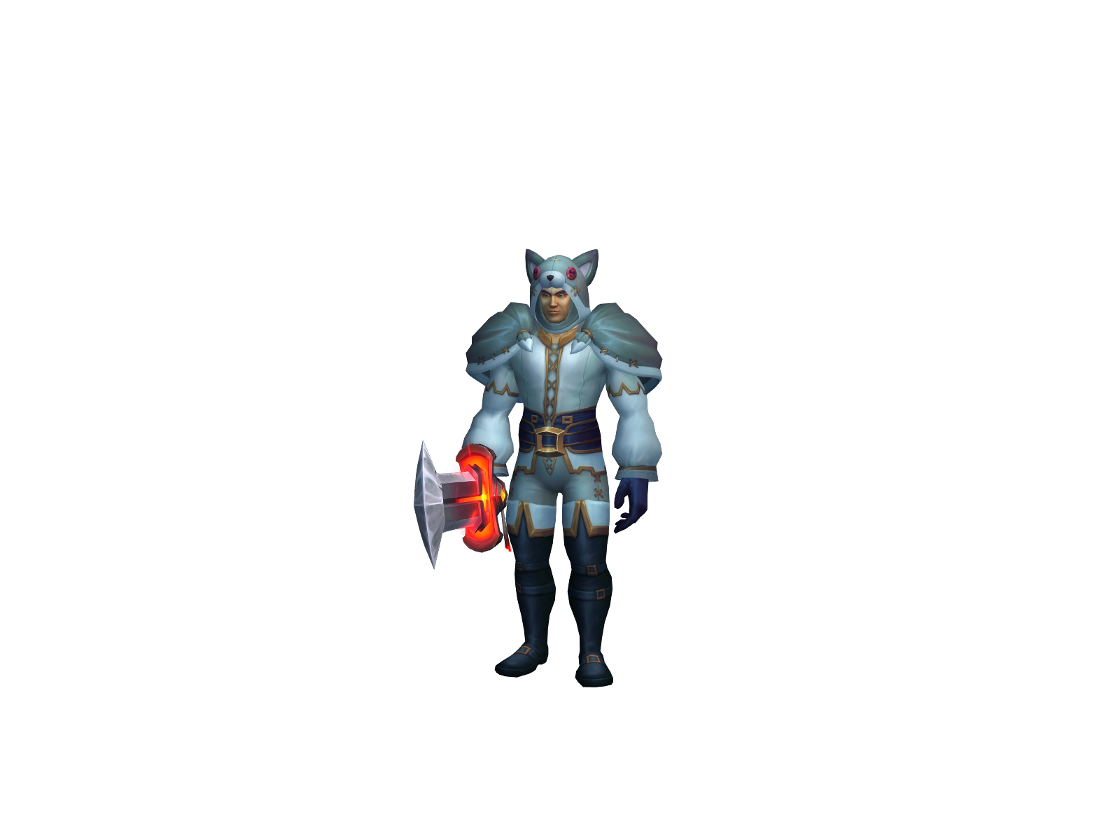 Finscar 3D character render